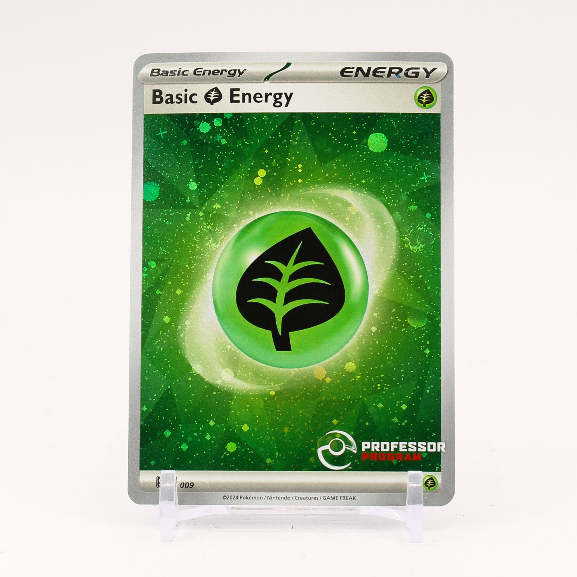 Basic Grass Energy - 001 Professor Program Promo Cosmos Holo - NM/MINT