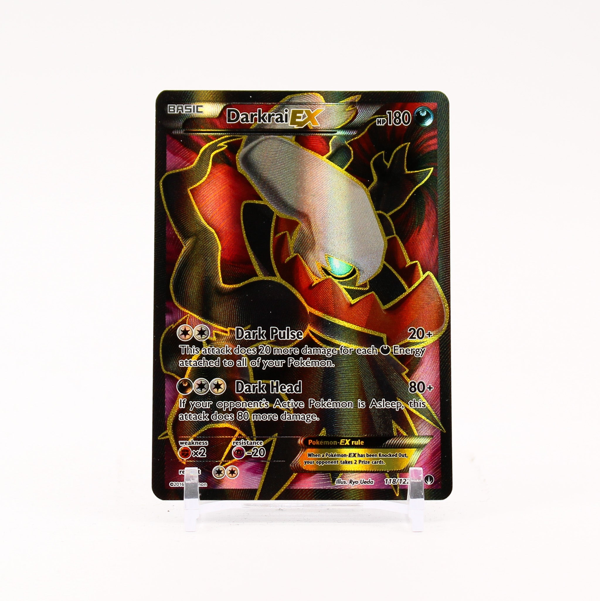 Darkrai EX - 118/122 BREAKPoint Full Art Pokemon - LP/MP