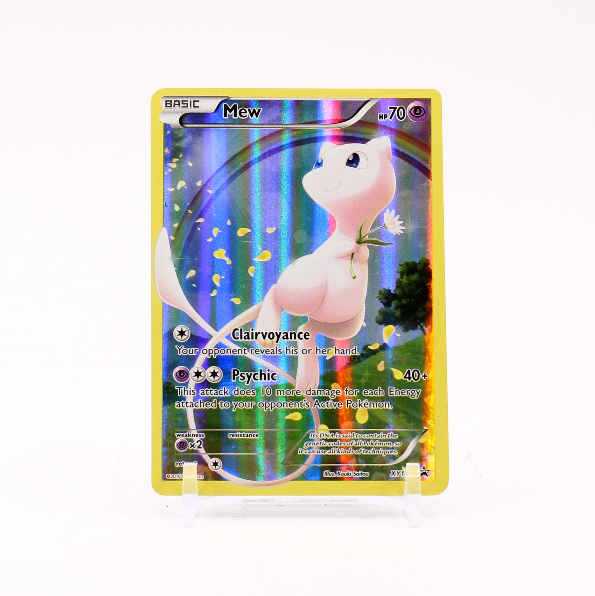 Mew - XY110 Black Star Promo Full Art Pokemon - NM/LP