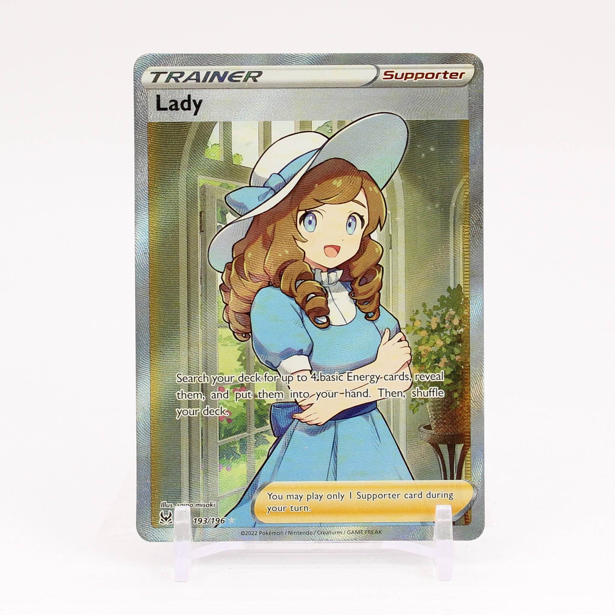 Lady - 193/196 Lost Origin Full Art Trainer - NM/MINT