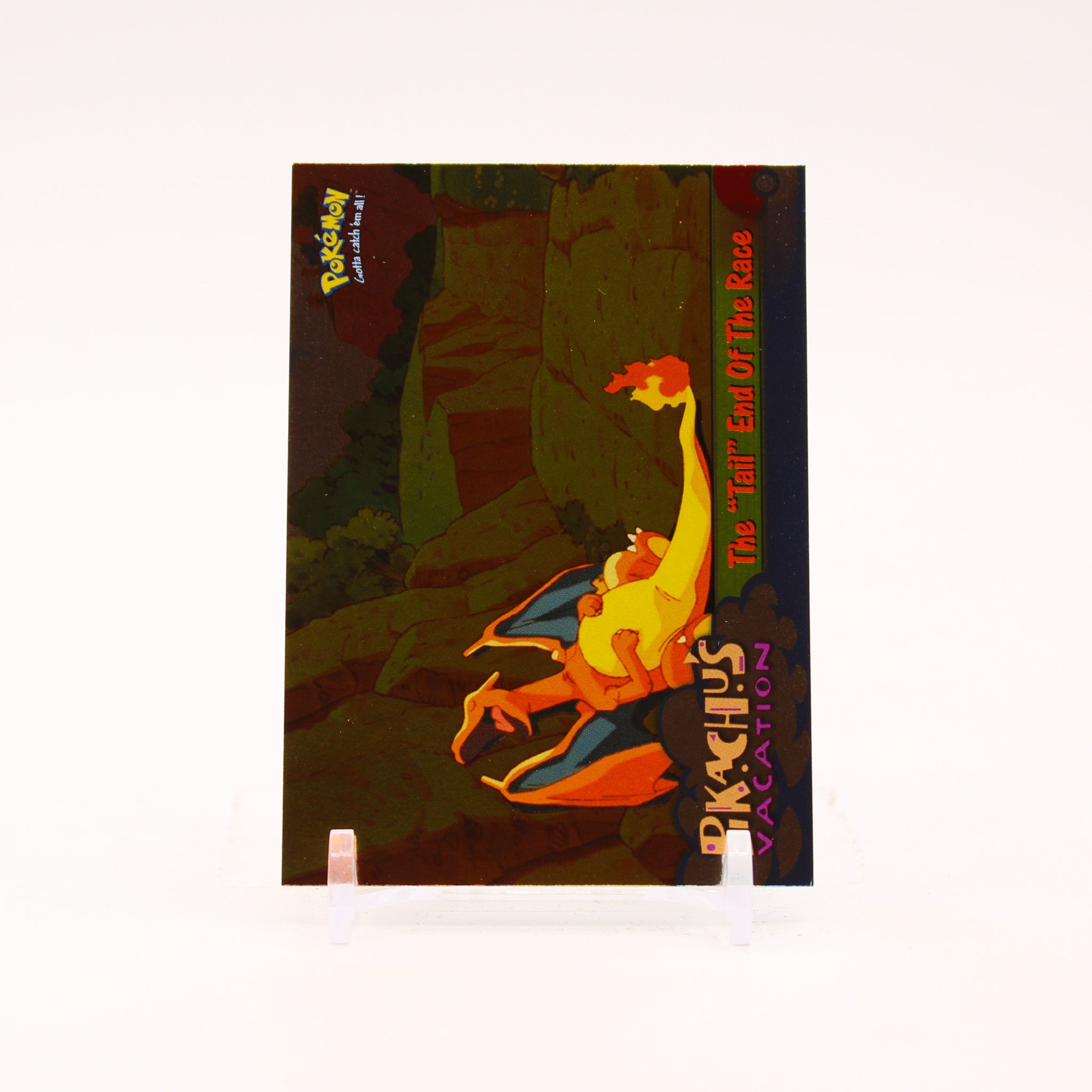 The Tail End Of The Race - Topps Blue Stamp Holo Pokemon - NM/LP