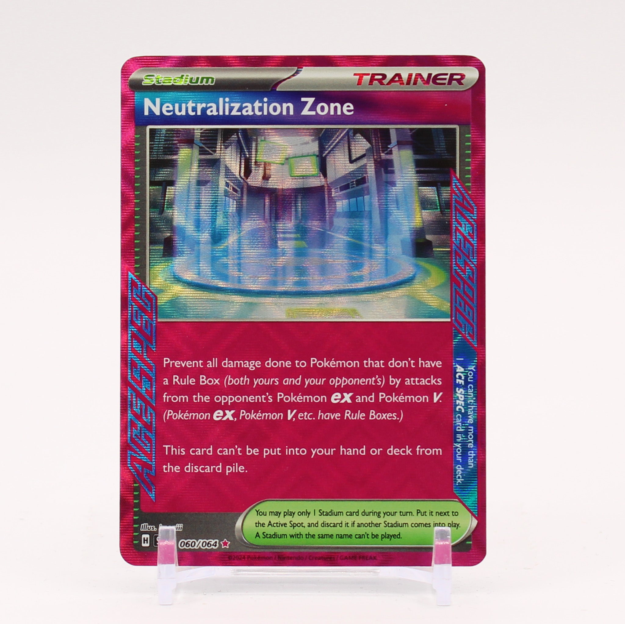 Neutralization Zone 060/064 Shrouded Fable ACESPEC Holo Rare Trainer NM/MINT