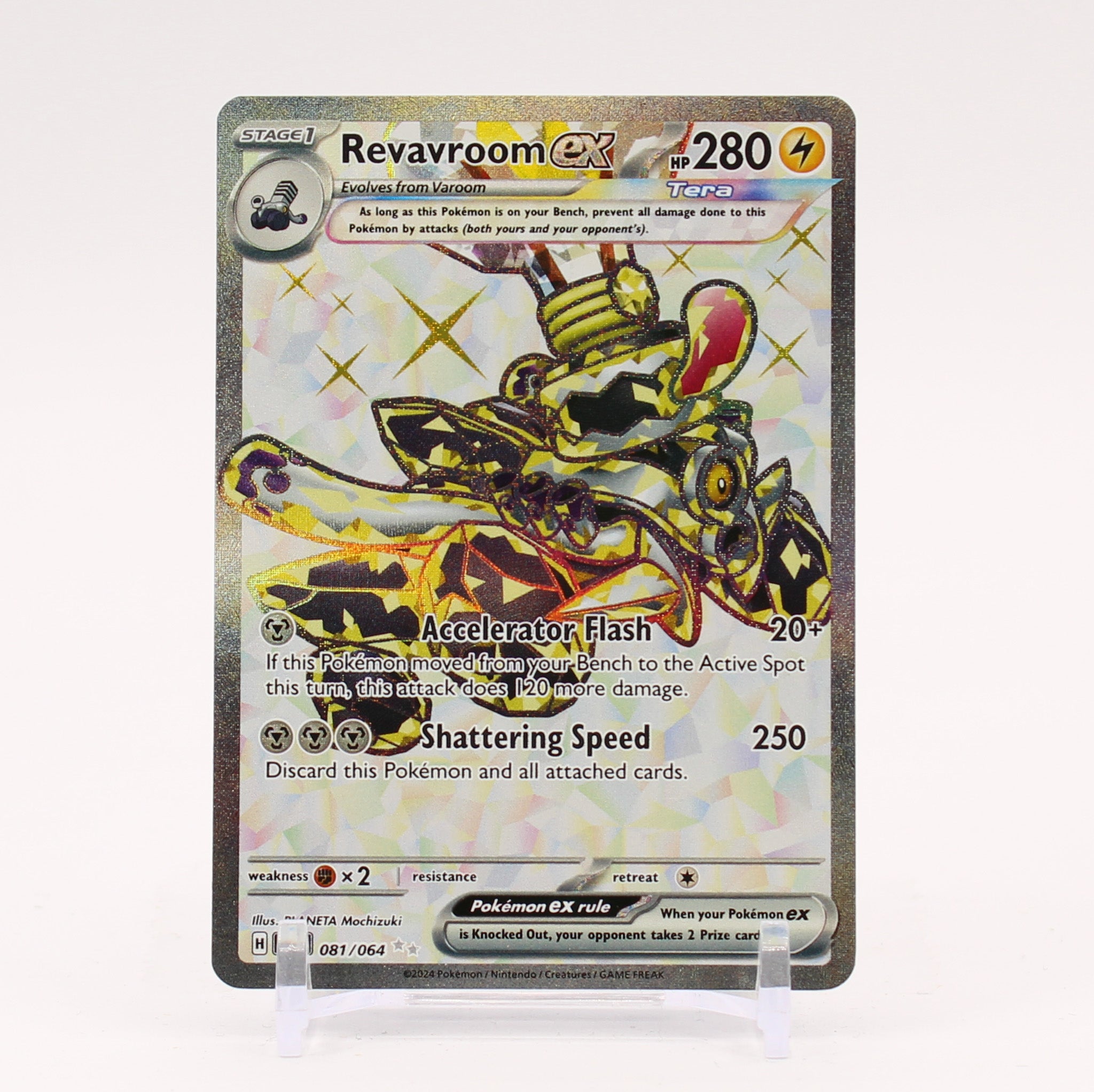 Revavroom ex - 081/064 Shrouded Fable Full Art Pokemon - NM/MINT