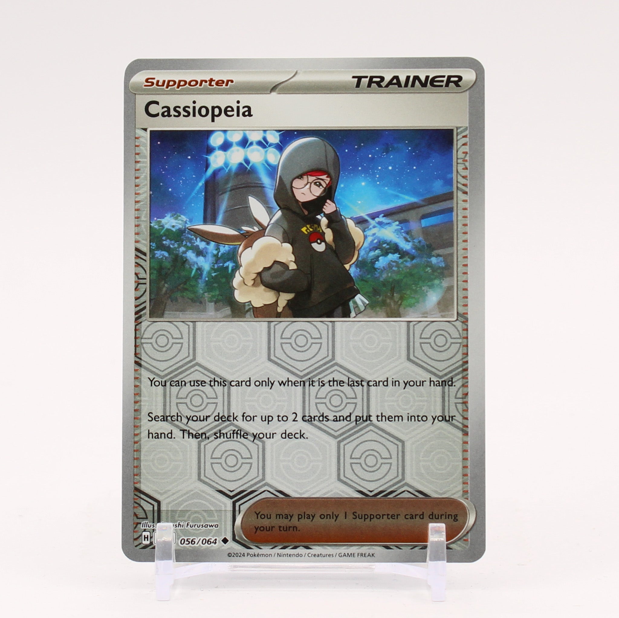 Cassiopeia - 056/064 Shrouded Fable REVERSE HOLO Trainer - NM/MINT