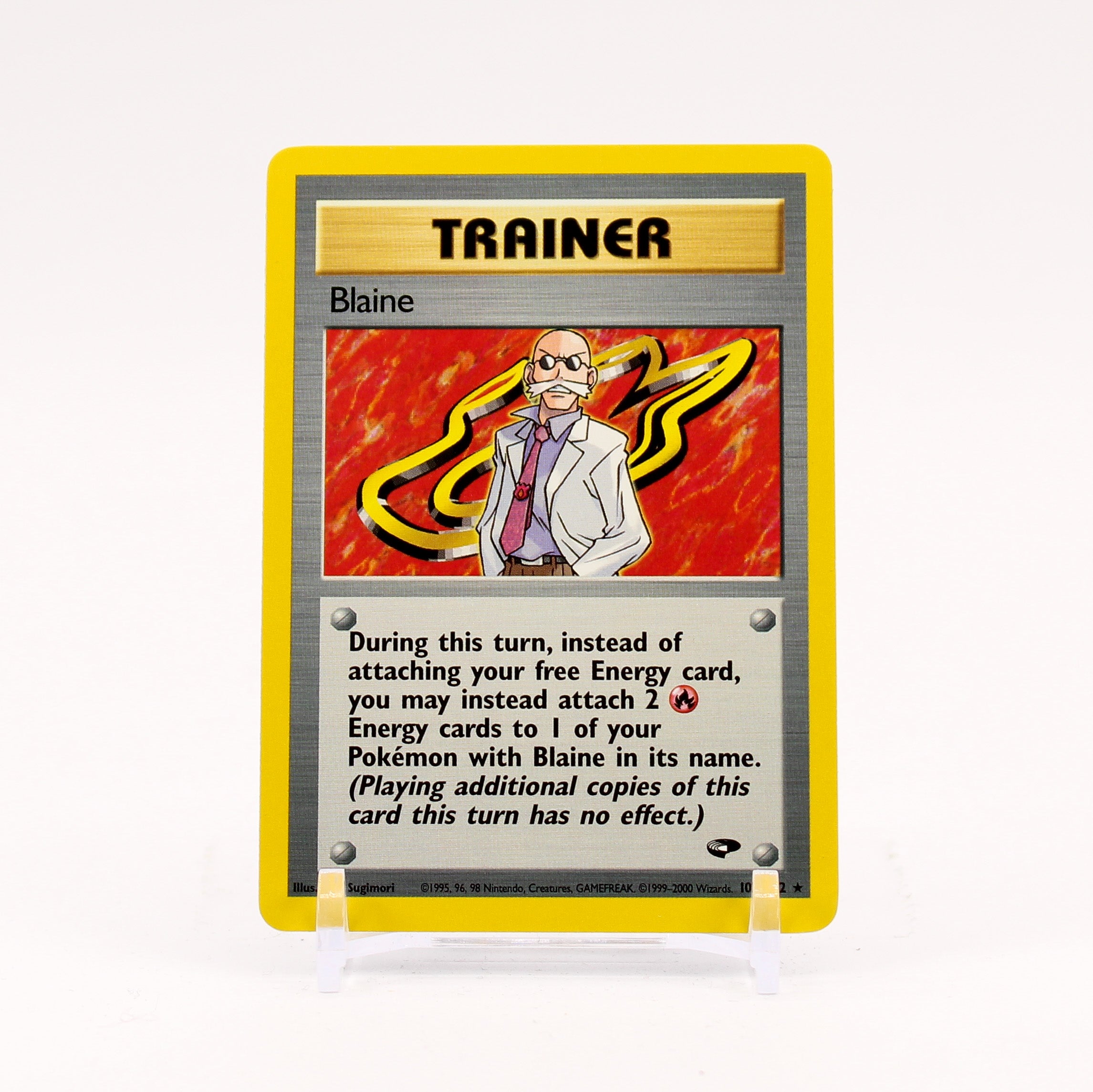 Blaine - 100/132 Gym Challenge Rare Trainer - NM
