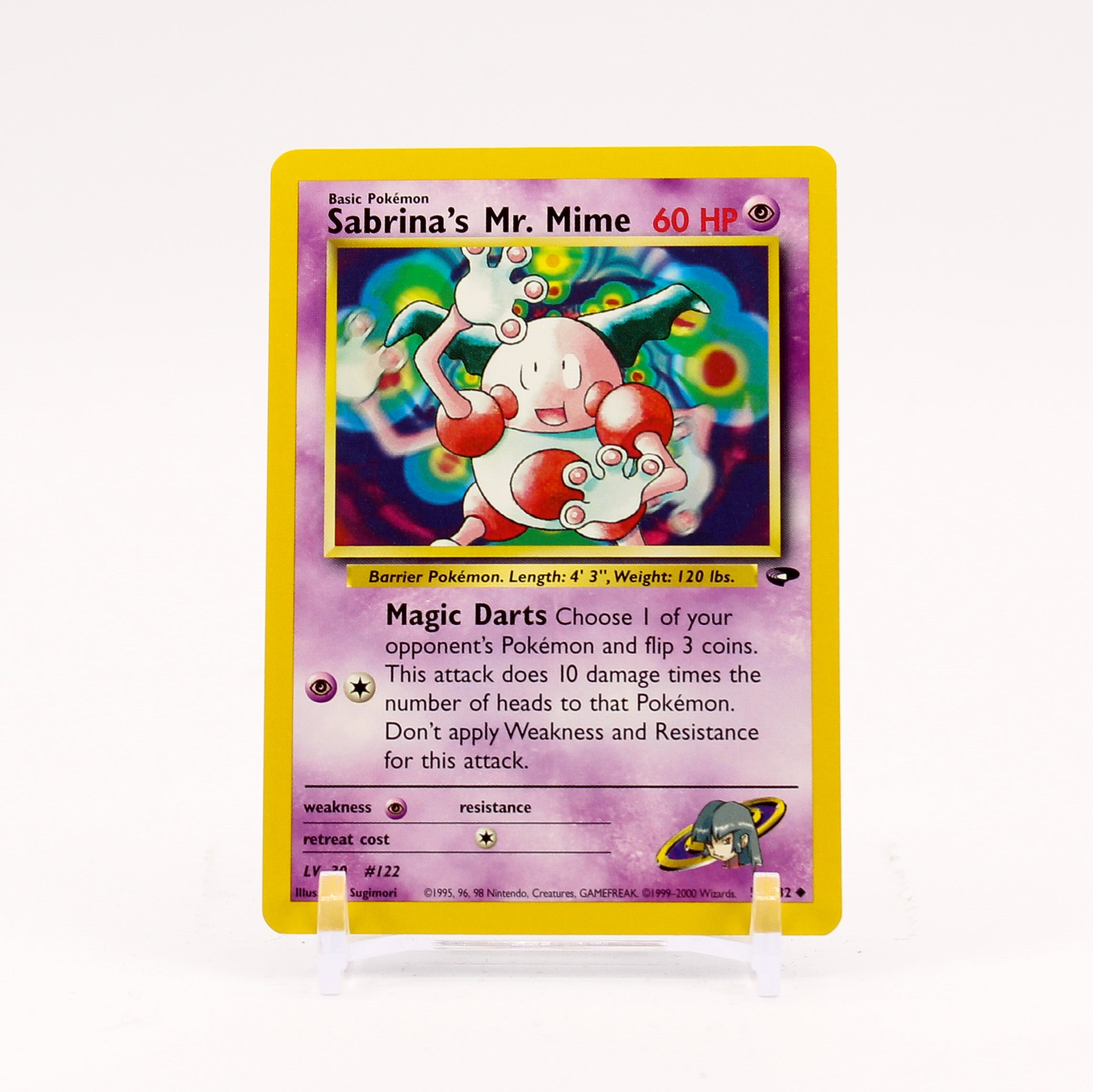 Sabrina's Mr. Mime - 59/132 Gym Challenge Uncommon Pokemon - NM