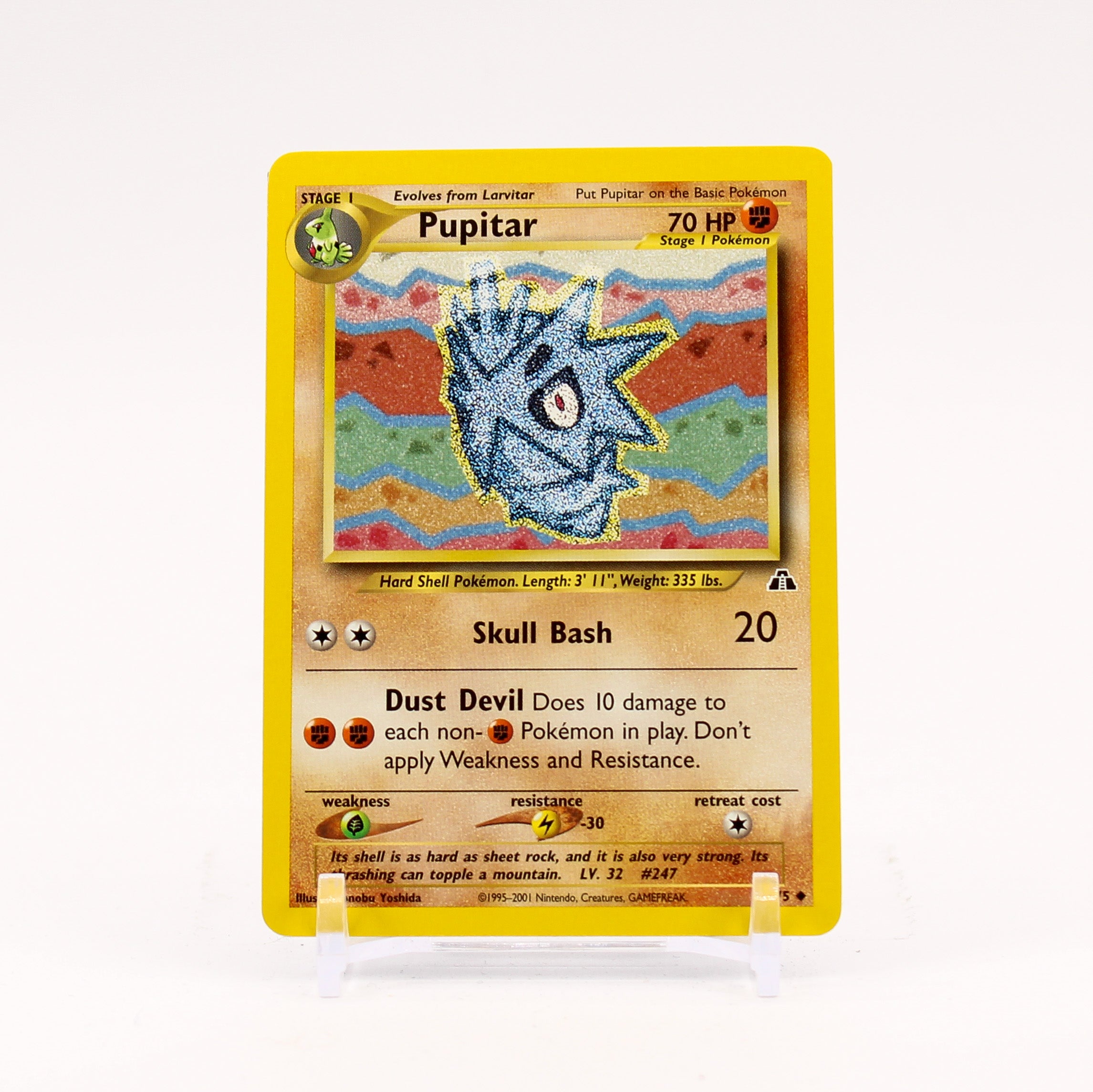 Pupitar - 45/75 Neo Discovery Uncommon Pokemon - NM