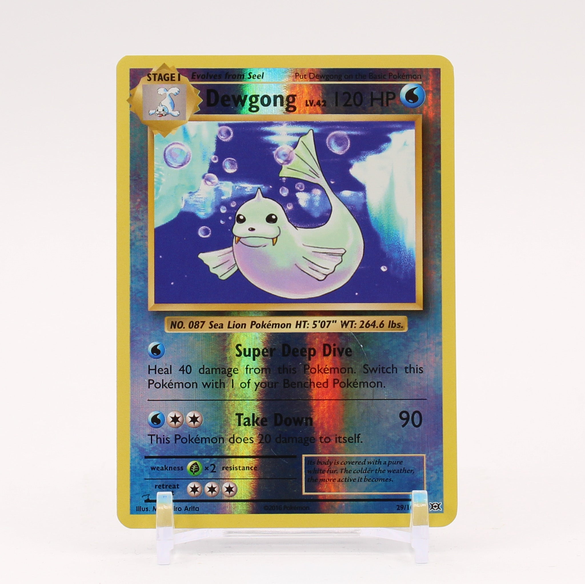 Dewgong - 29/108 Evolutions Reverse Holo Rare Pokemon - NM