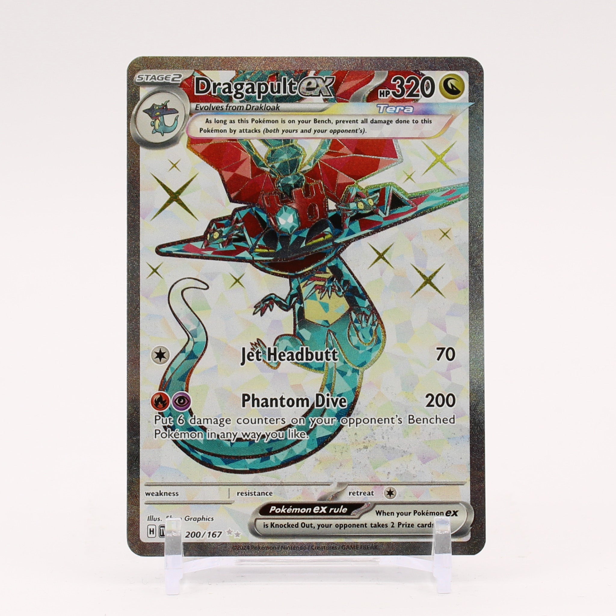 Dragapult ex - 200/167 Twilight Masquerade Full Art Pokemon - NM/MINT