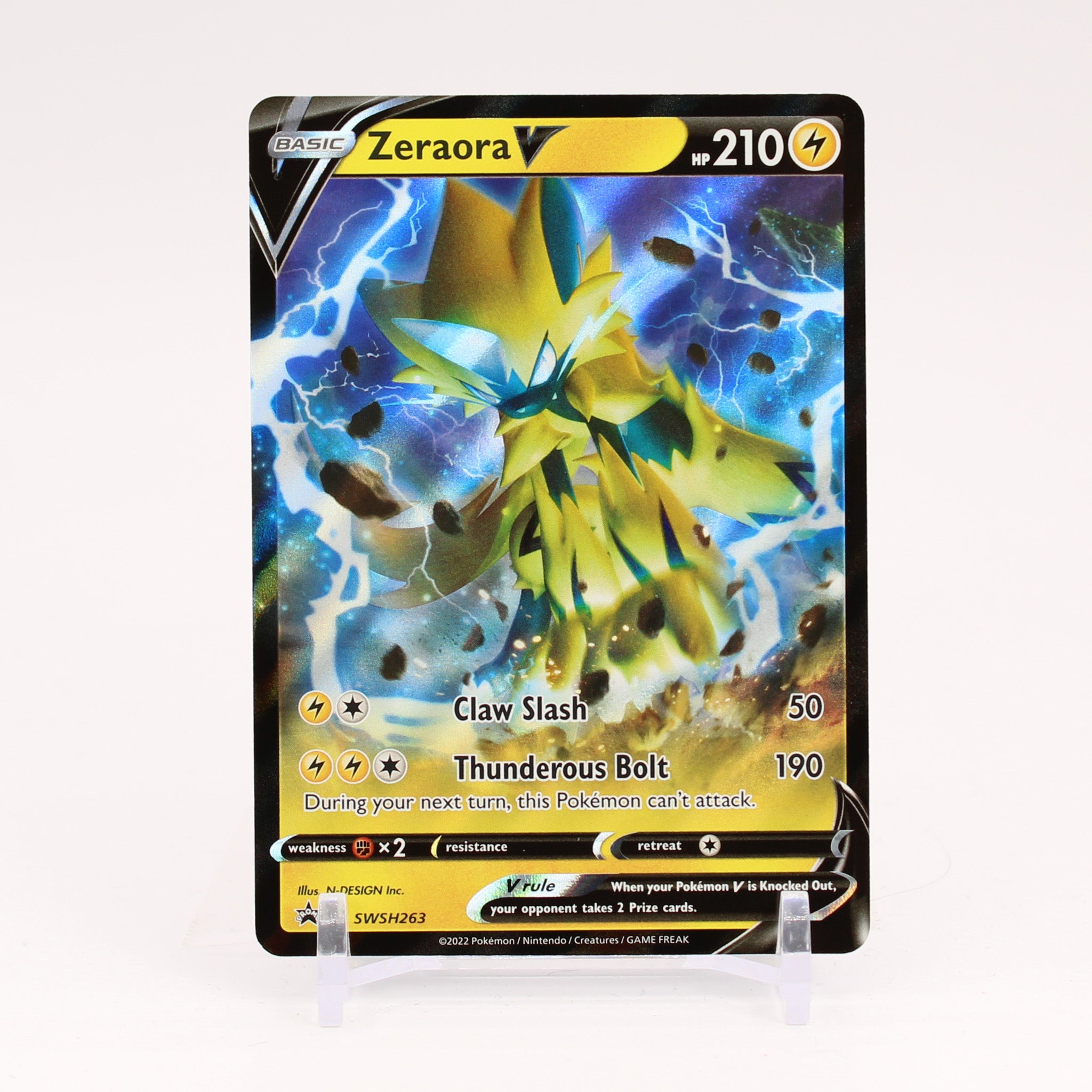 Zeraora V - SWSH263 Sword & Shield Promo Pokemon - NM/MINT