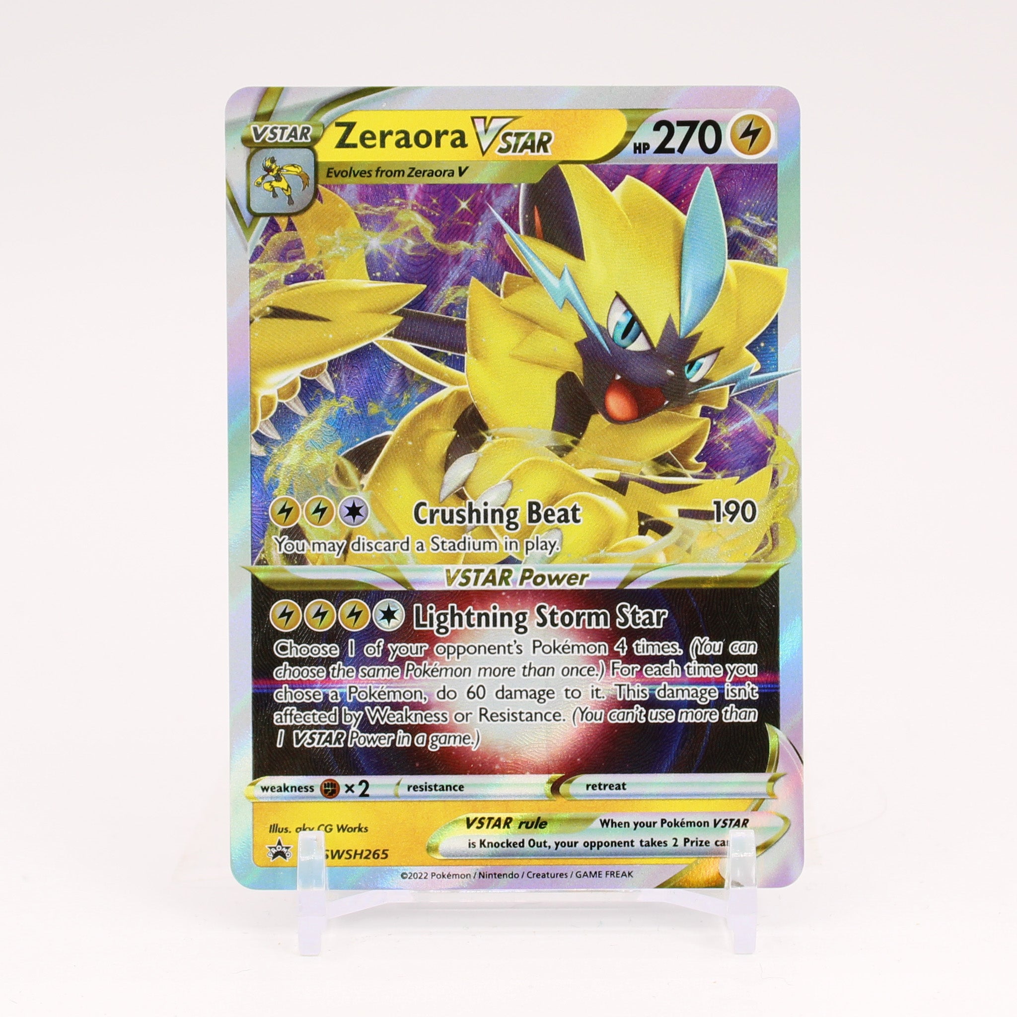 Zeraora Vstar - SWSH265 Sword & Shield Promo Pokemon - NM/MINT