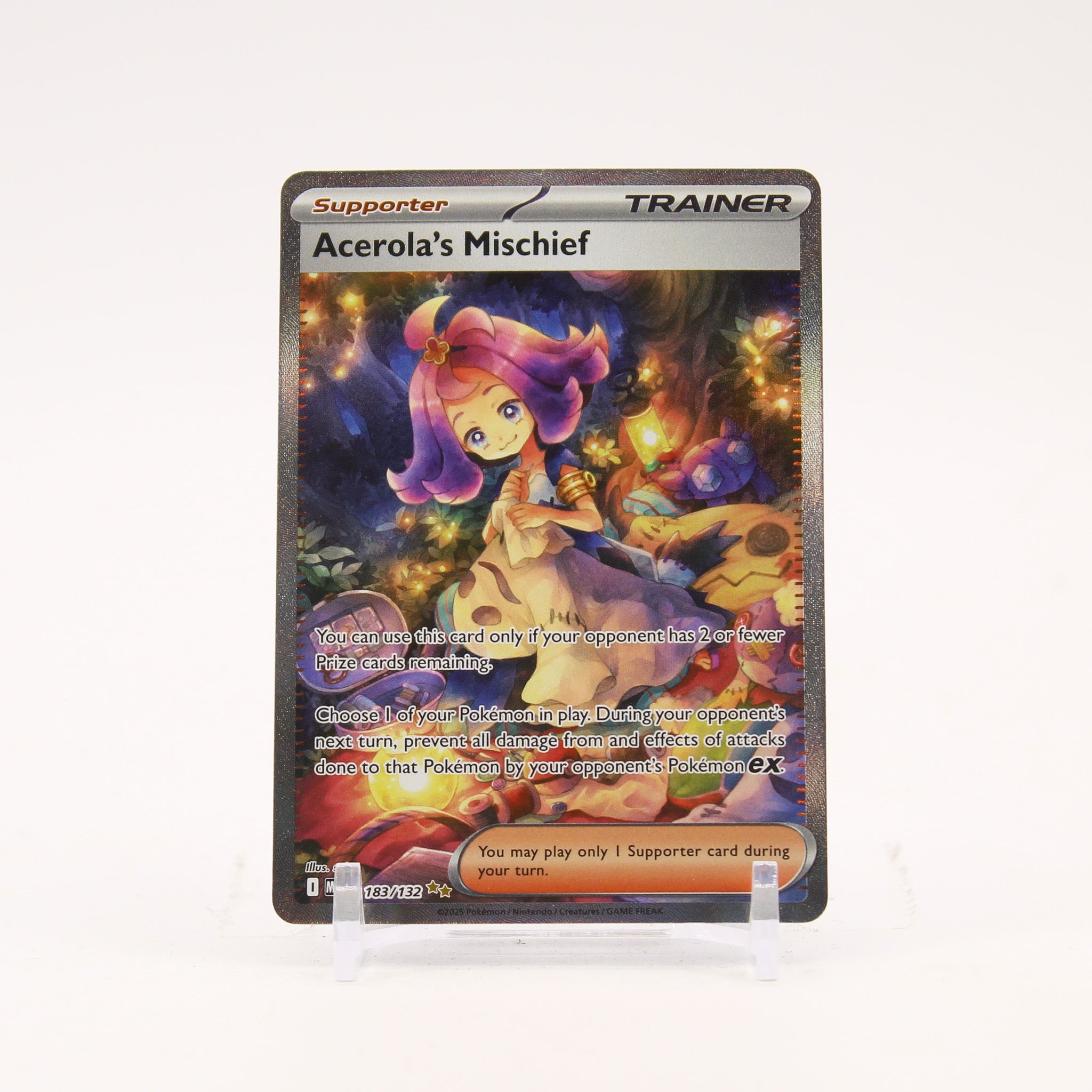 Acerola's Mischief - 183/132 Mega Evolution Special Illustration Trainer - NM/MINT
