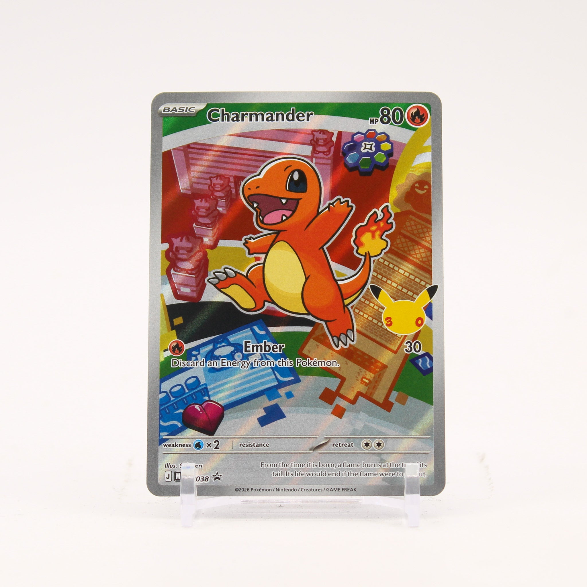 Charmander - MEP038 First Partner Illustration Promo Pokemon - NM