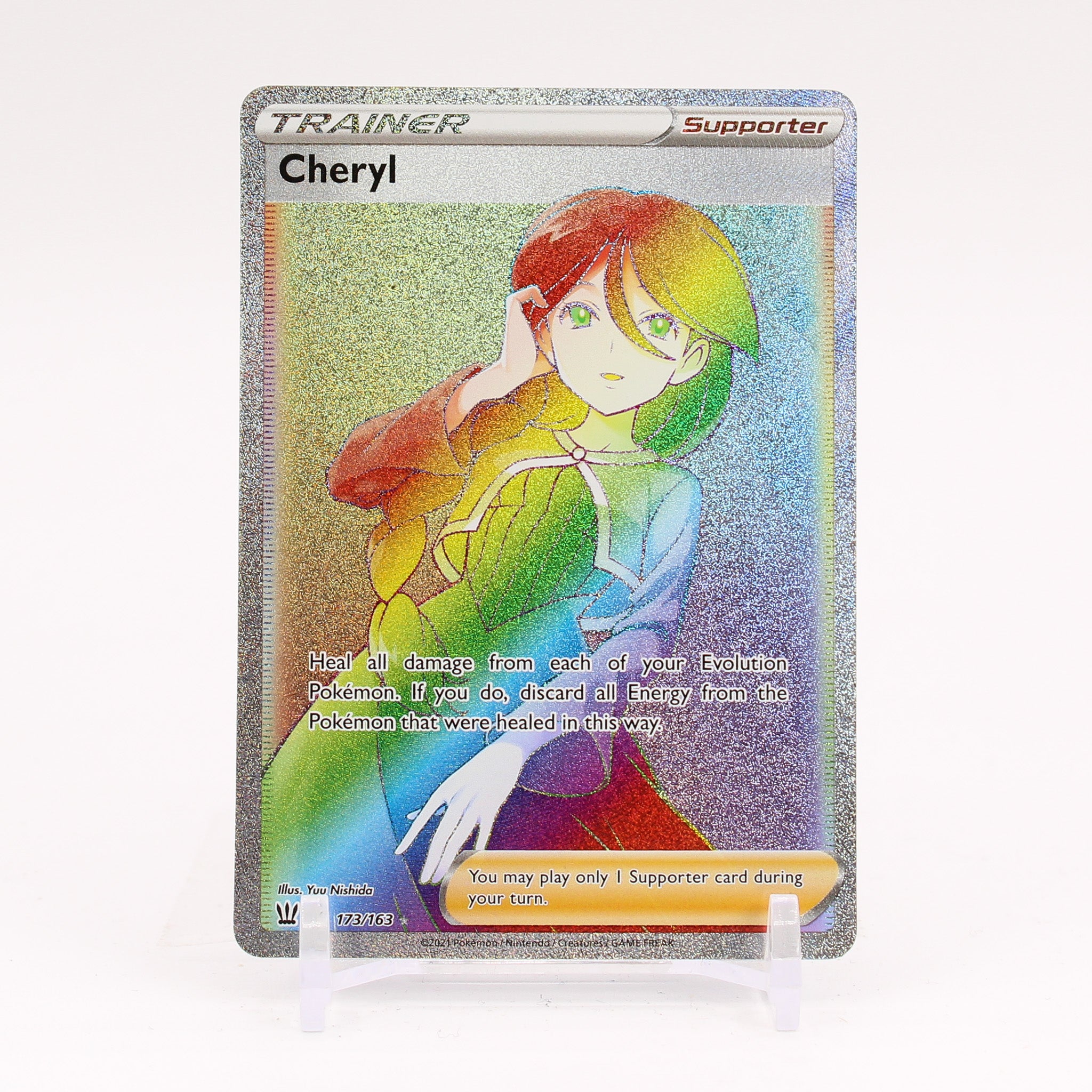 Cheryl - 173/163 Battle Styles Rainbow Trainer - NM/MINT