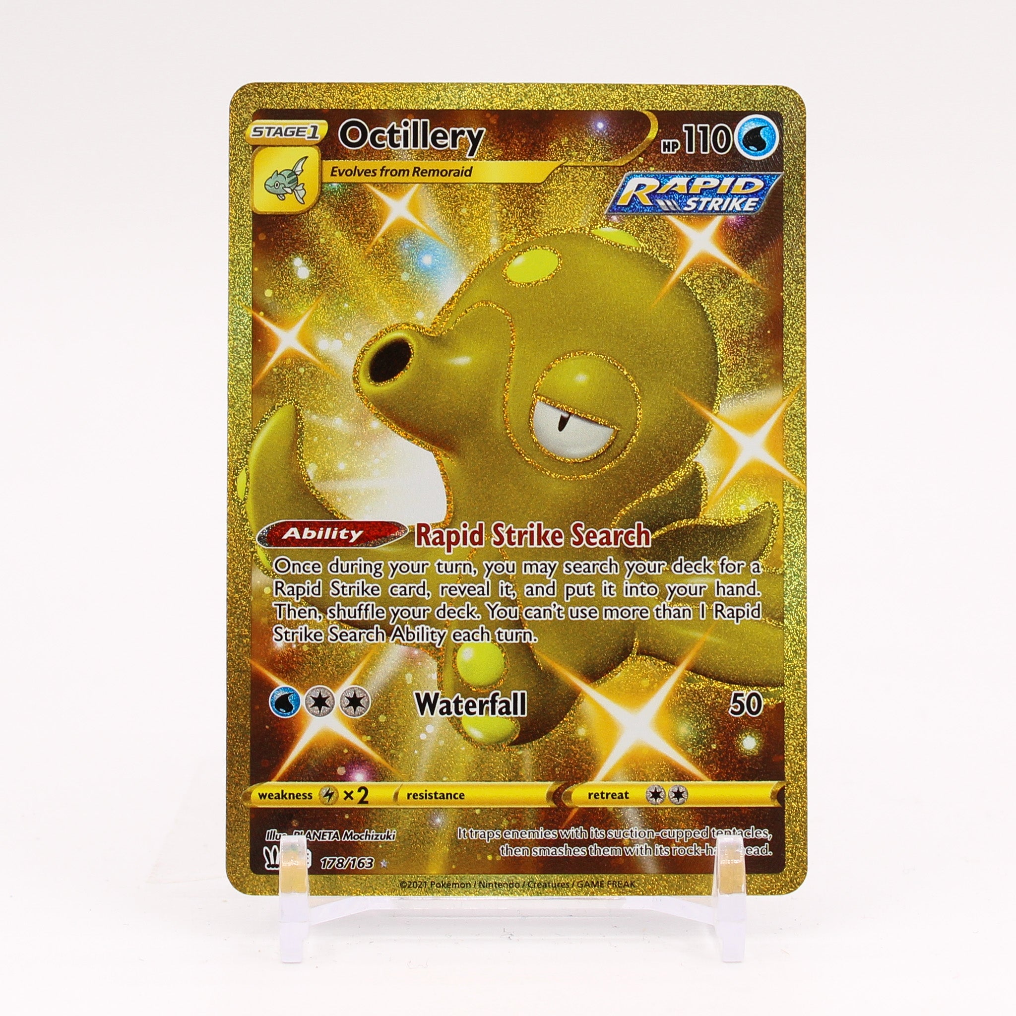 Octillery - 178/163 Battle Styles Gold Pokemon - NM/MINT