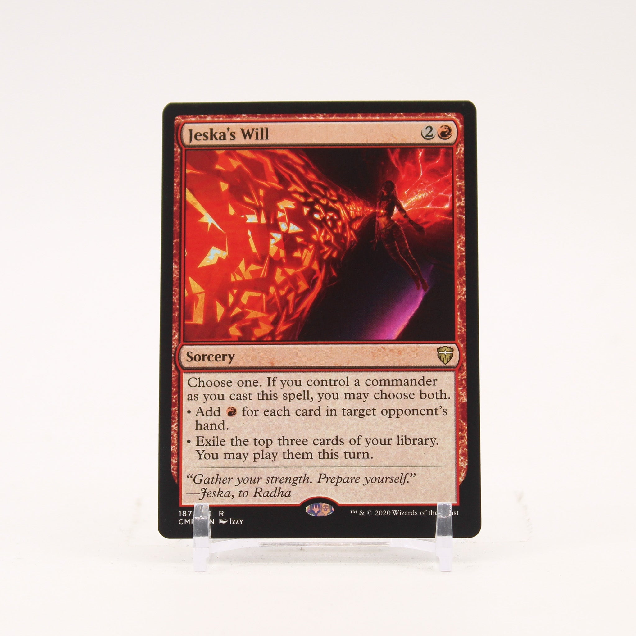 Jeska's Will - 187 Commander Legends Rare Magic - NM