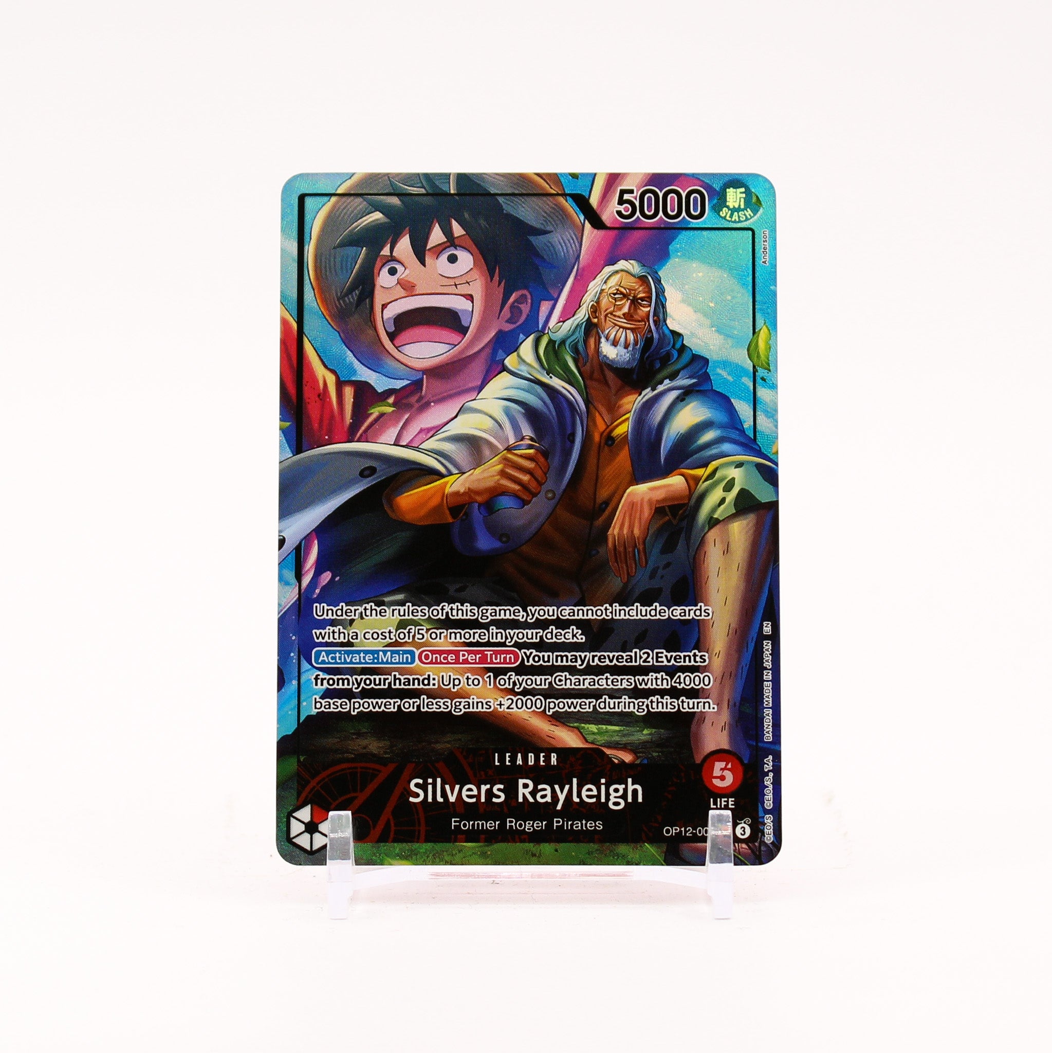 Silvers Rayleigh (Alternate Art) - OP12-001 Legacy of the Master L One Piece - NM/MINT