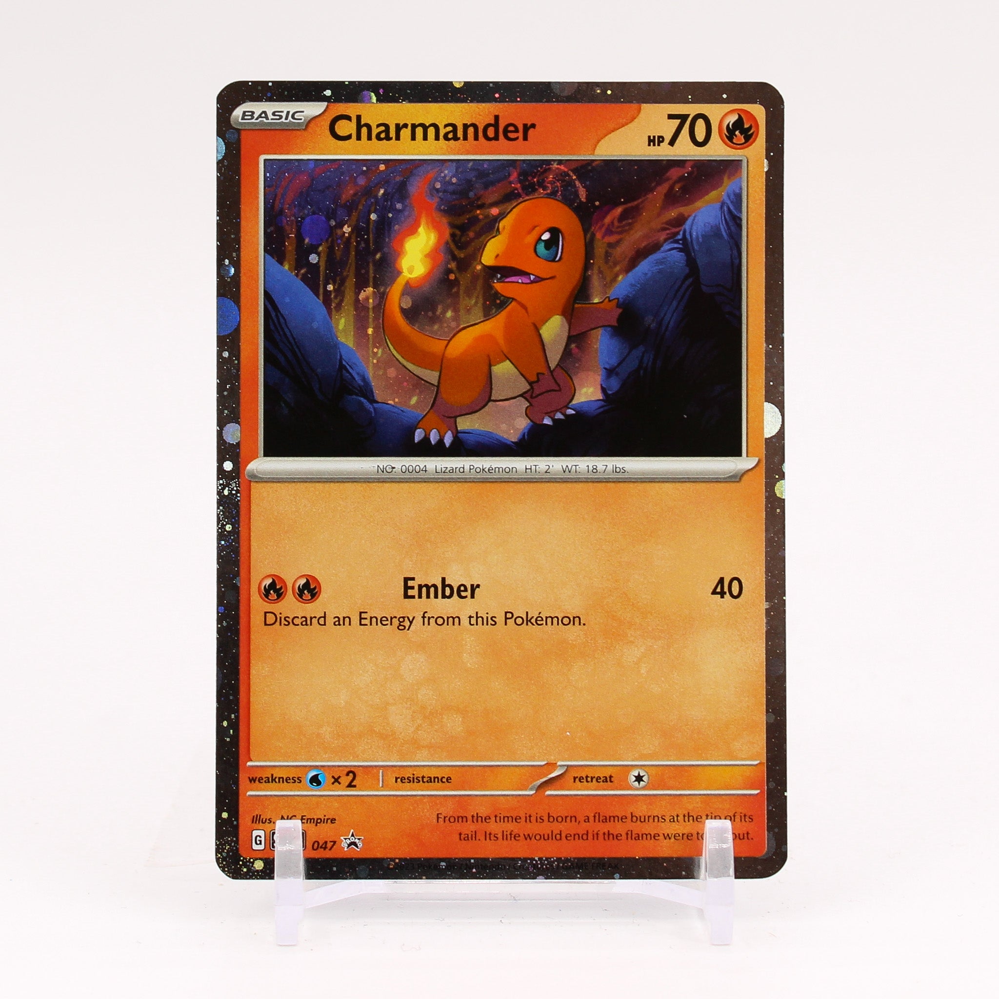 Charmander - SVP 047 Black Star Promo Holo Pokemon - NM/MINT