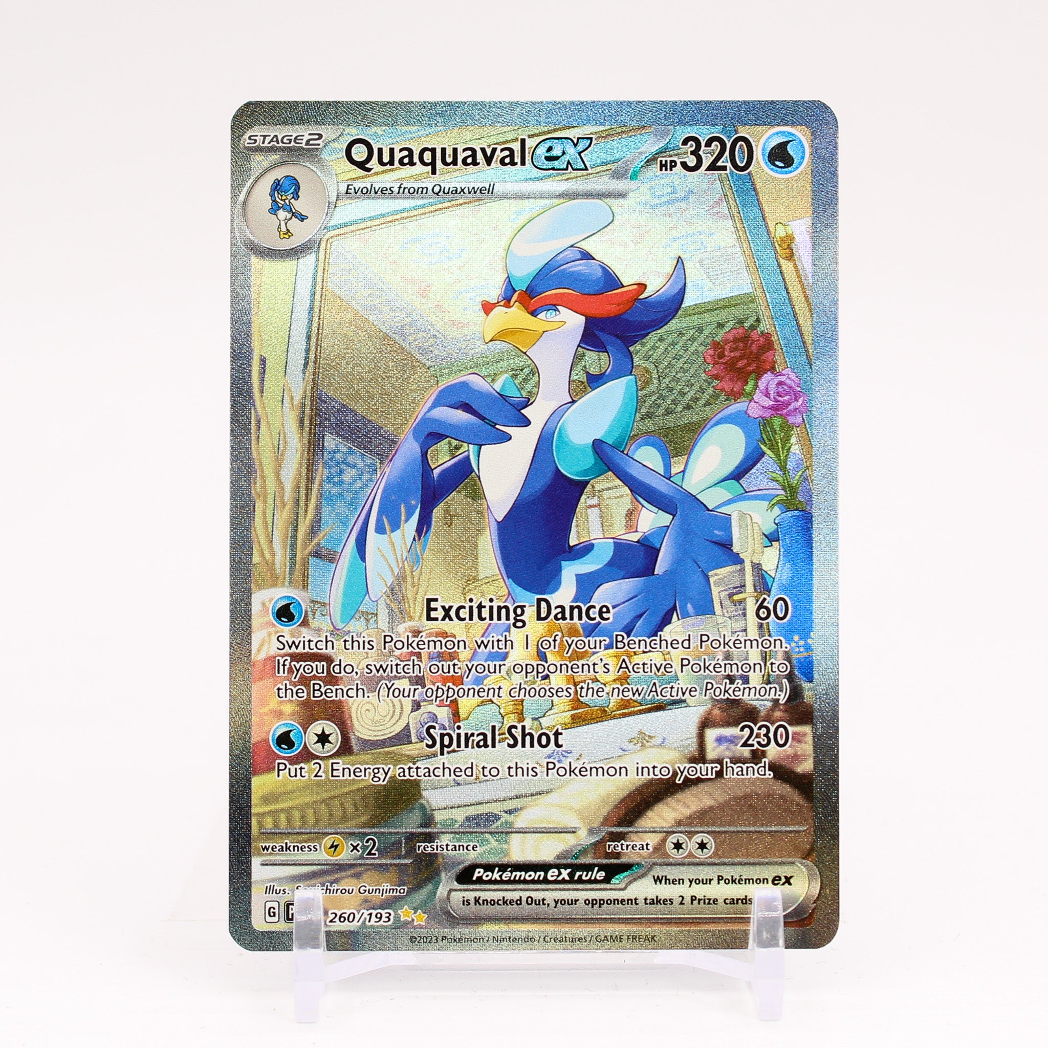 Quaquaval ex - 260/193 Paldea Evolved Special Illustration Pokemon - NM/MINT