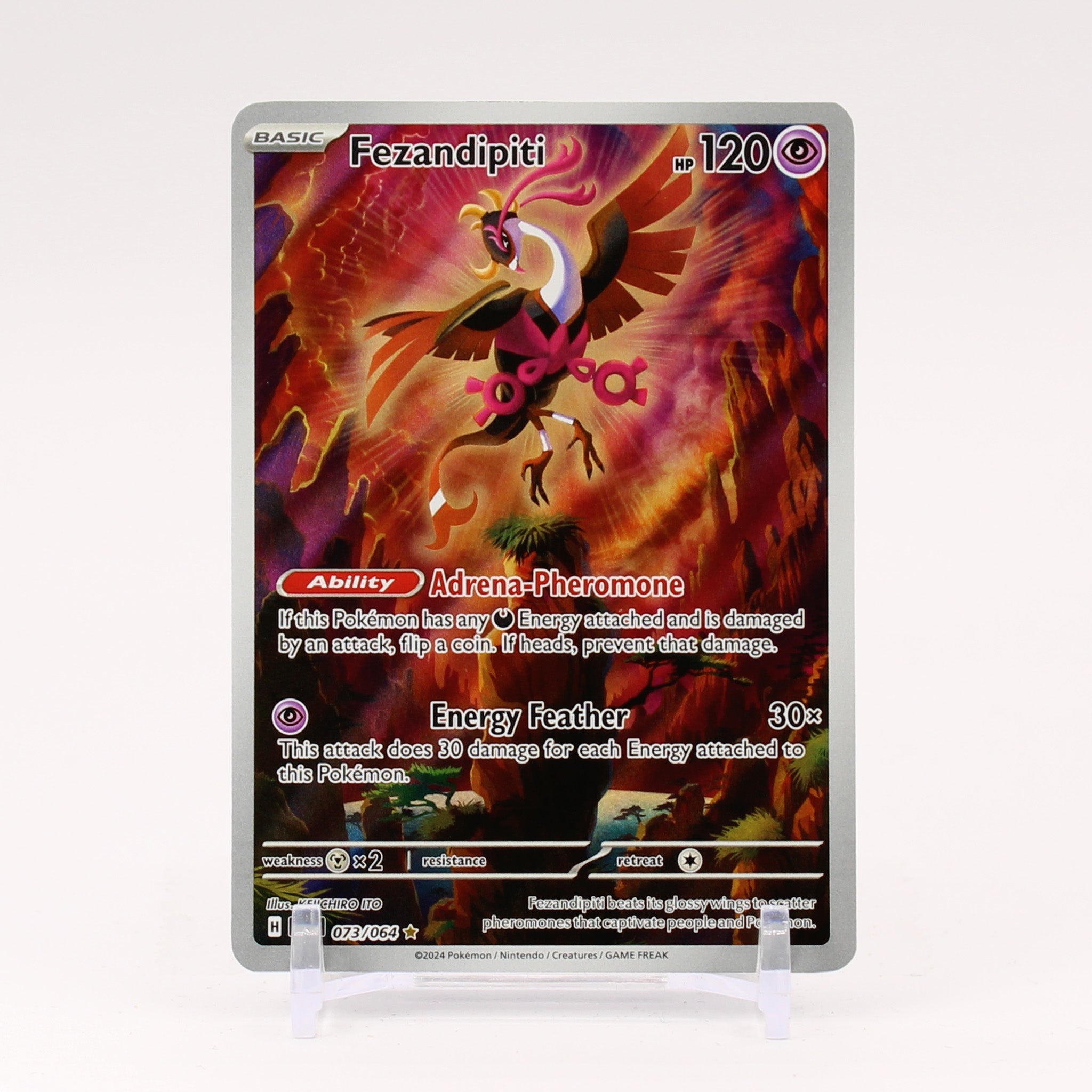 Fezandipiti - 073/064 Shrouded Fable Illustration Rare Pokemon - NM/MINT