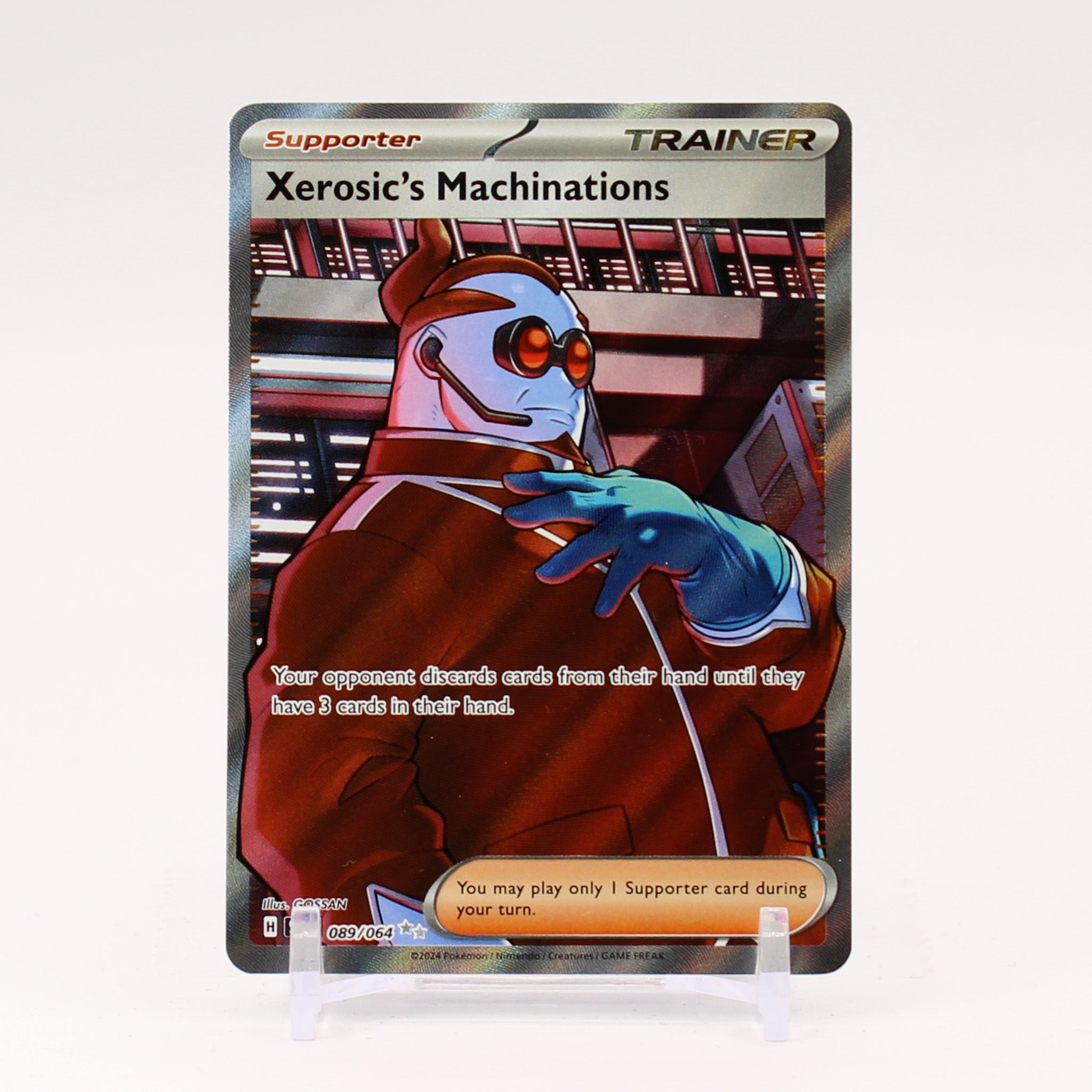 Xerosic's Machinations - 089/064 Shrouded Fable Full Art Trainer - NM/MINT