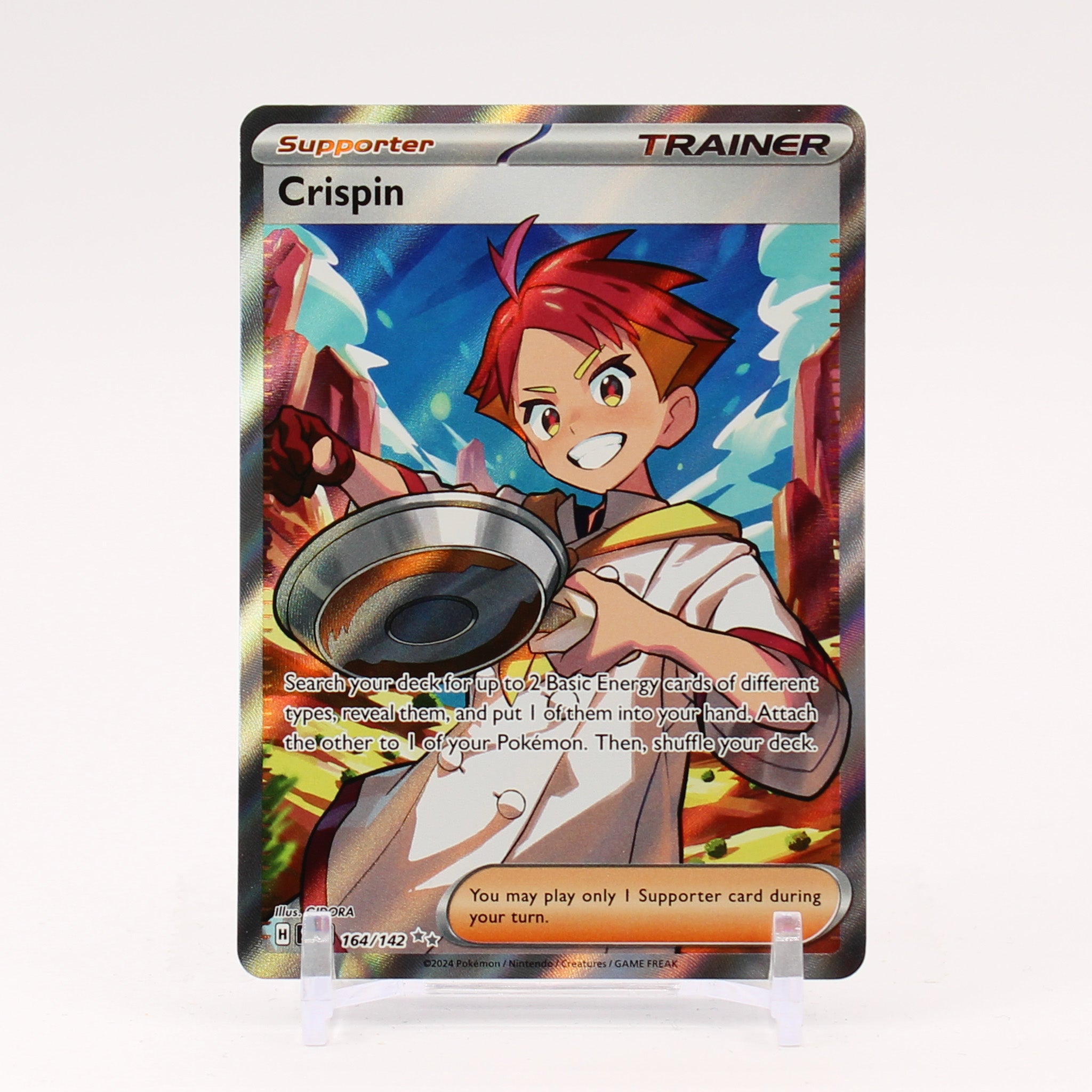 Crispin - 164/142 Stellar Crown Full Art Trainer - NM/MINT