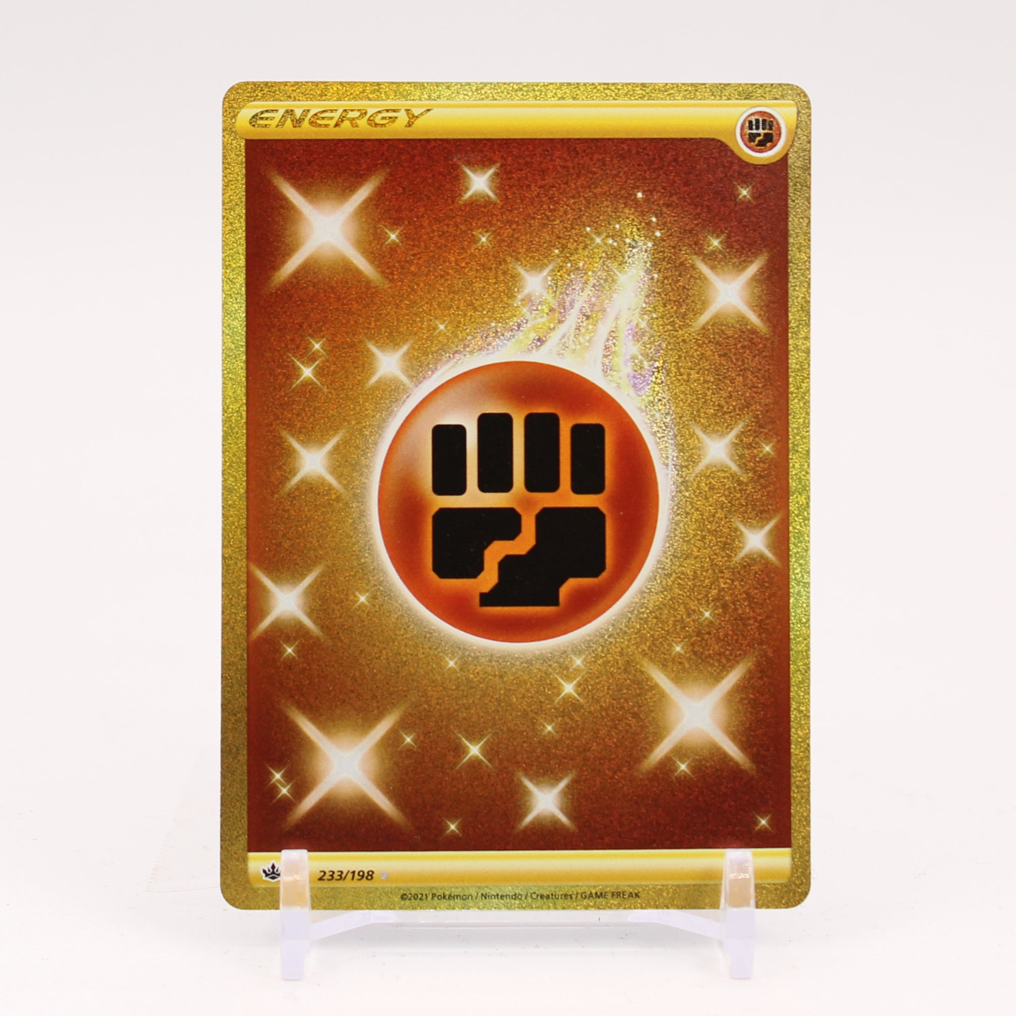 Fighting Energy - 233/198 Chilling Reign Gold Energy - NM/MINT