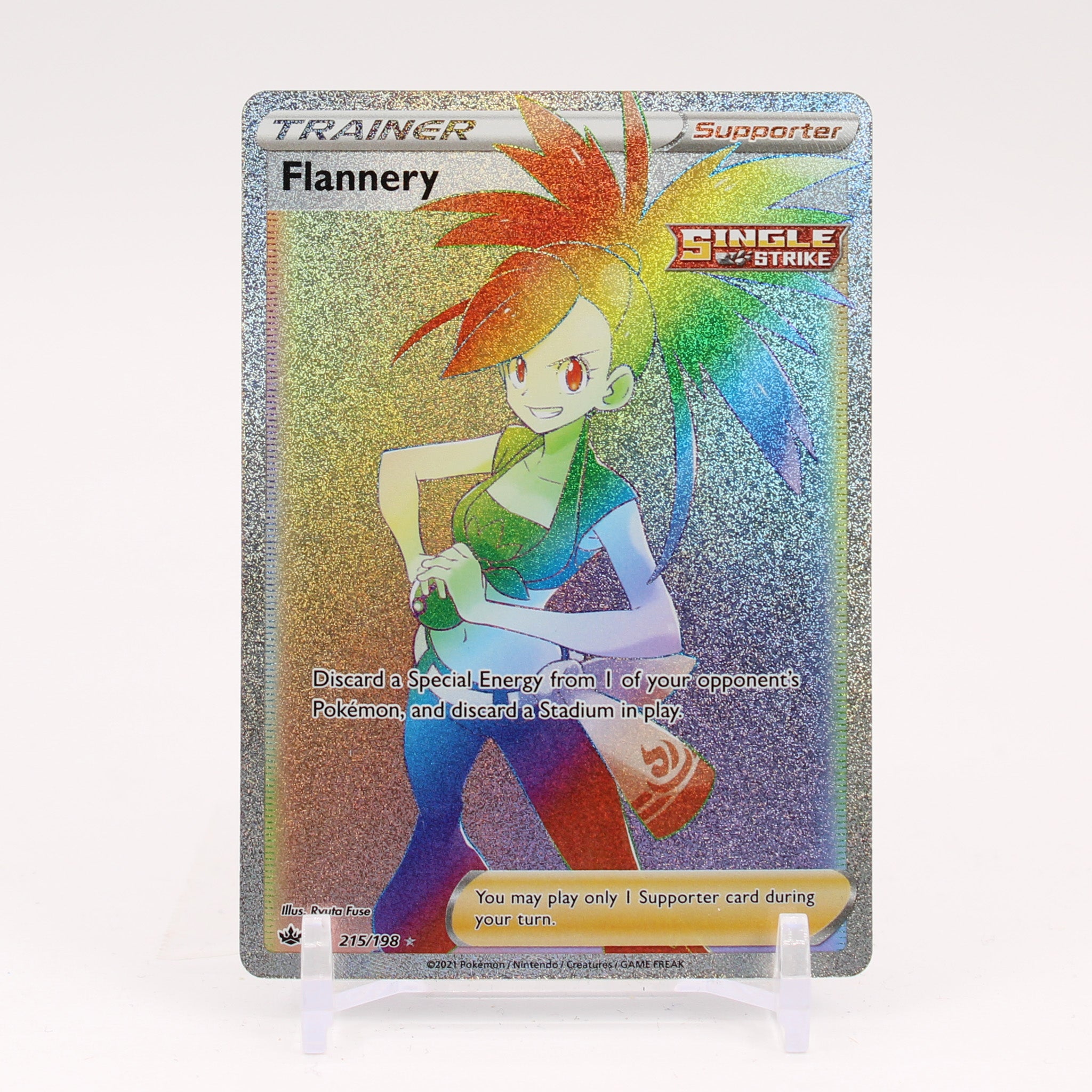 Flannery - 215/198 Chilling Reign Rainbow Trainer - NM/MINT