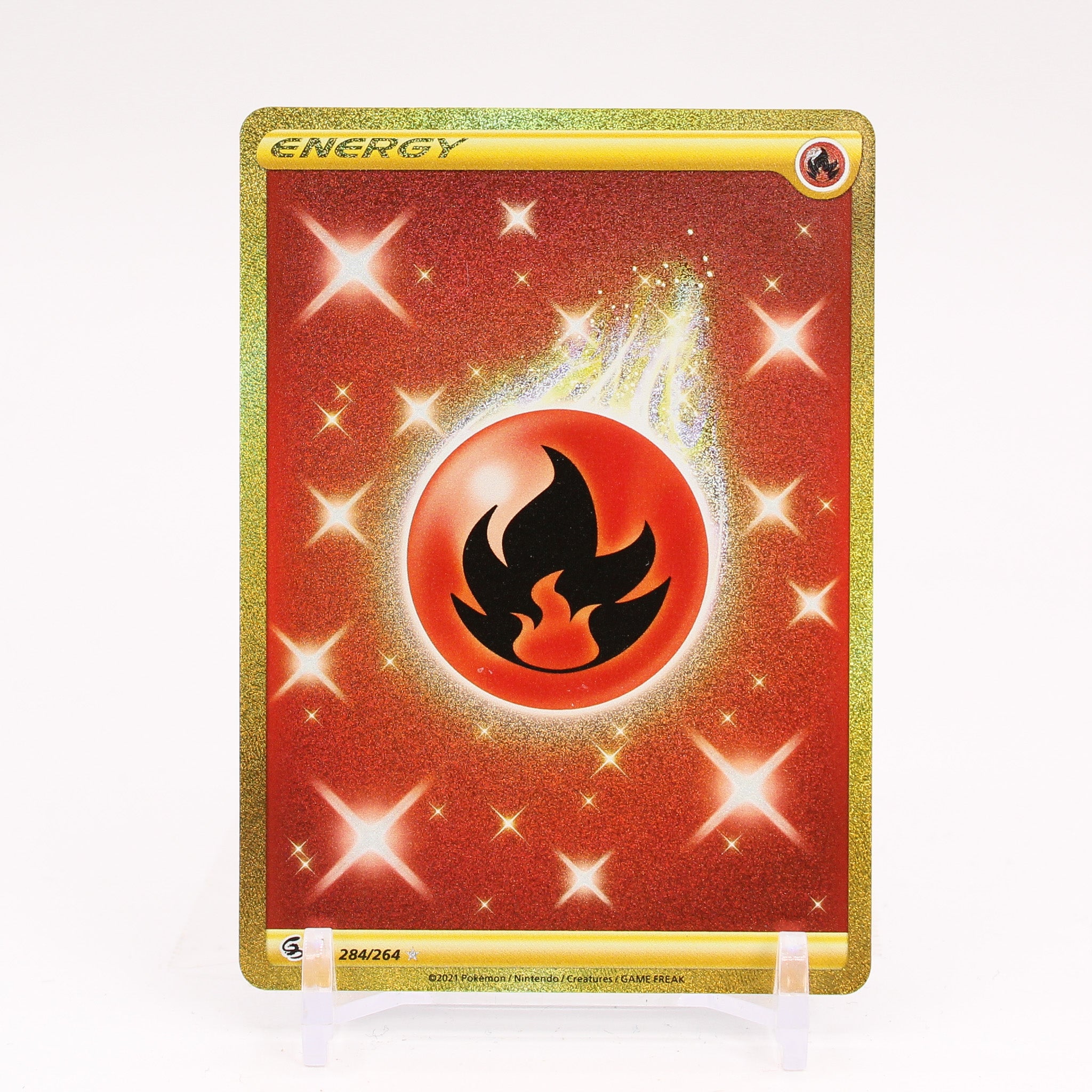 Fire Energy - 284/264 Fusion Strike Gold - NM/MINT