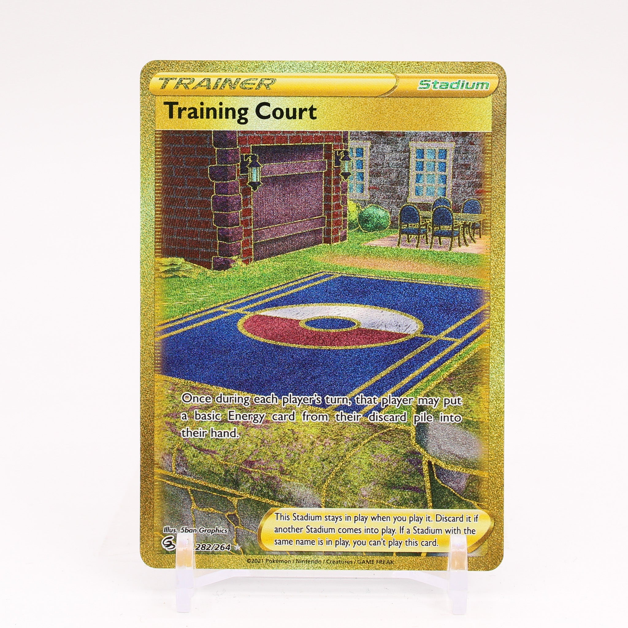 Training Court - 282/264 Fusion Strike Gold Trainer - NM/MINT