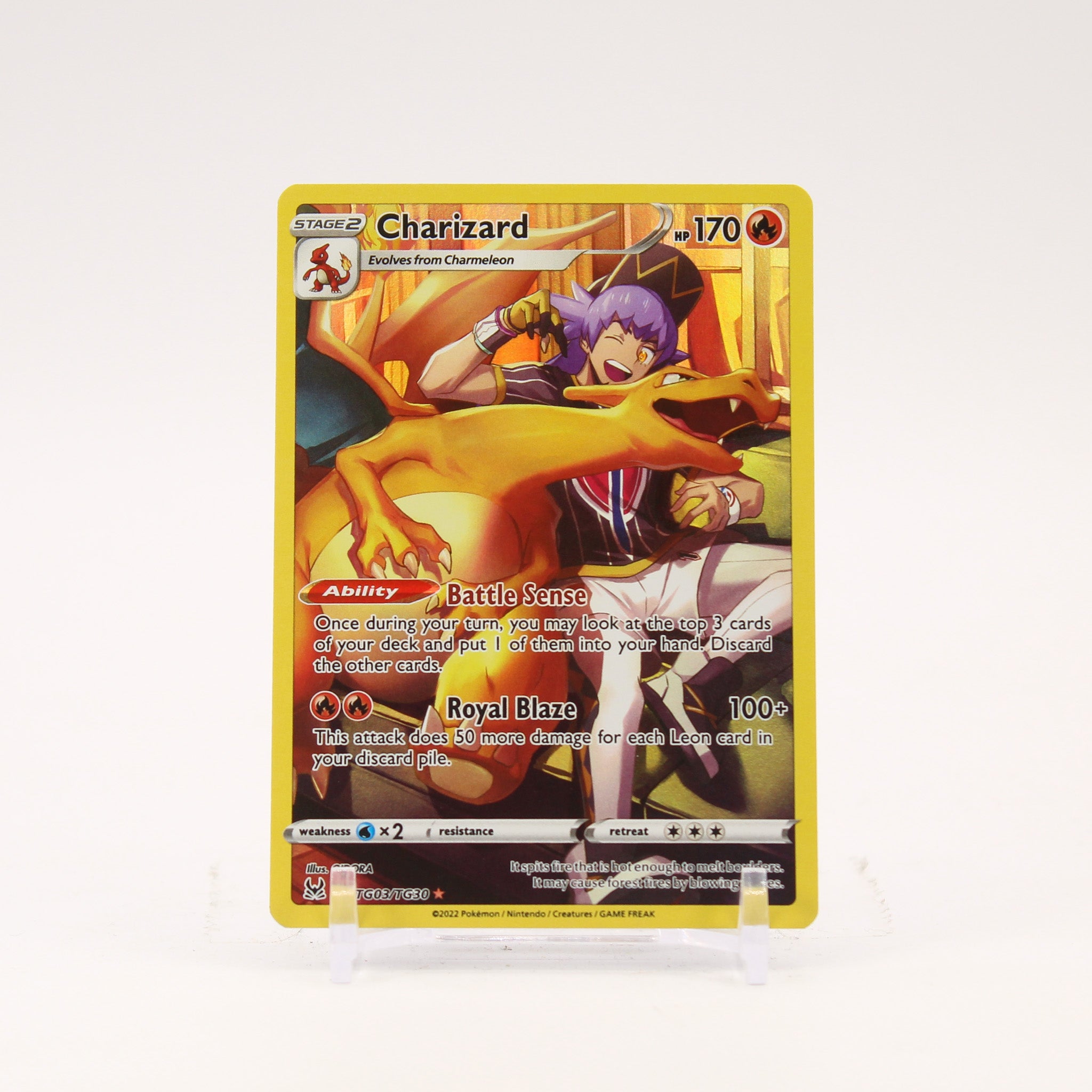 Charizard - TG03/TG30 Lost Origin Trainer Gallery Pokemon - NM