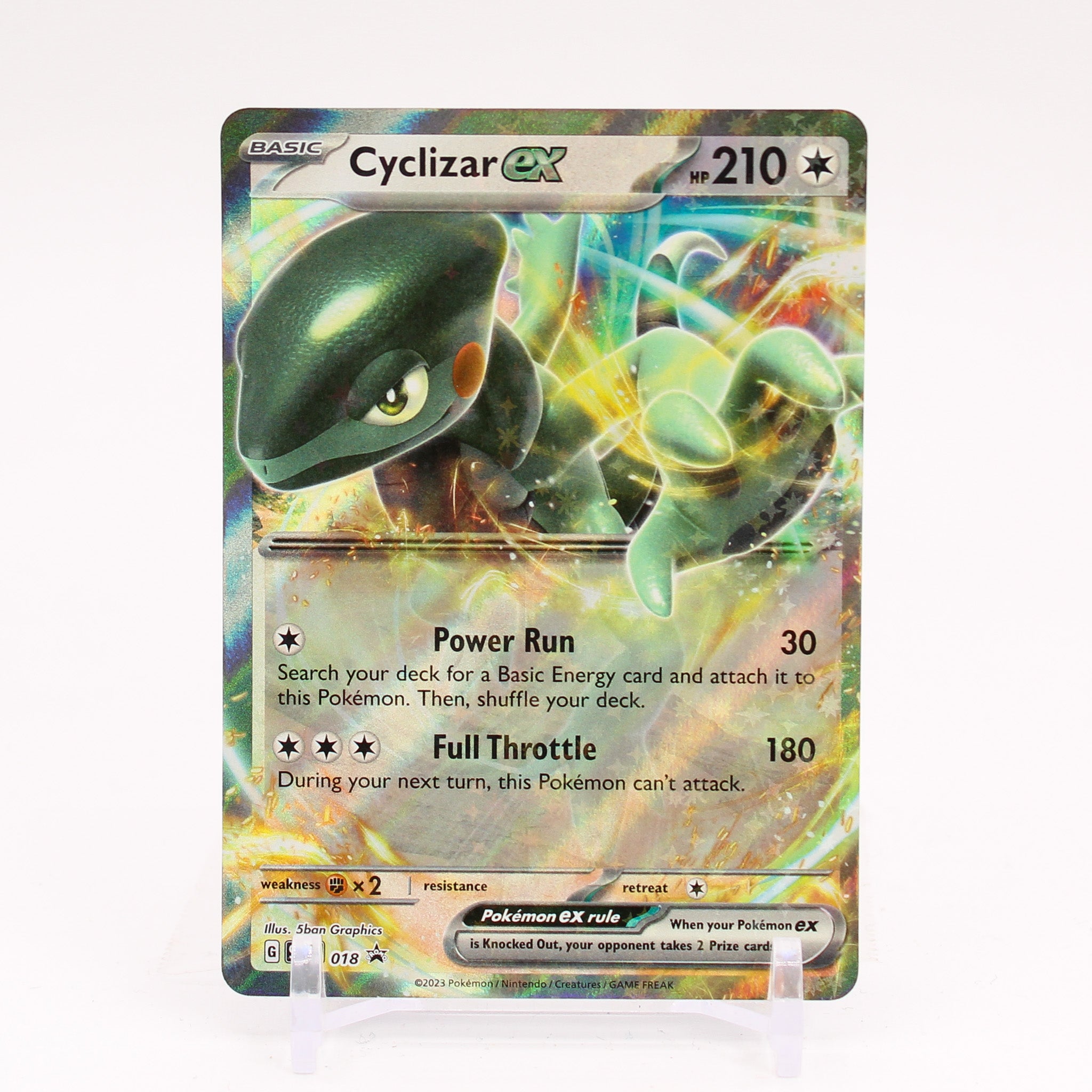 Cyclizar ex - SVP018 Black Star Promo Pokemon - NM/MINT
