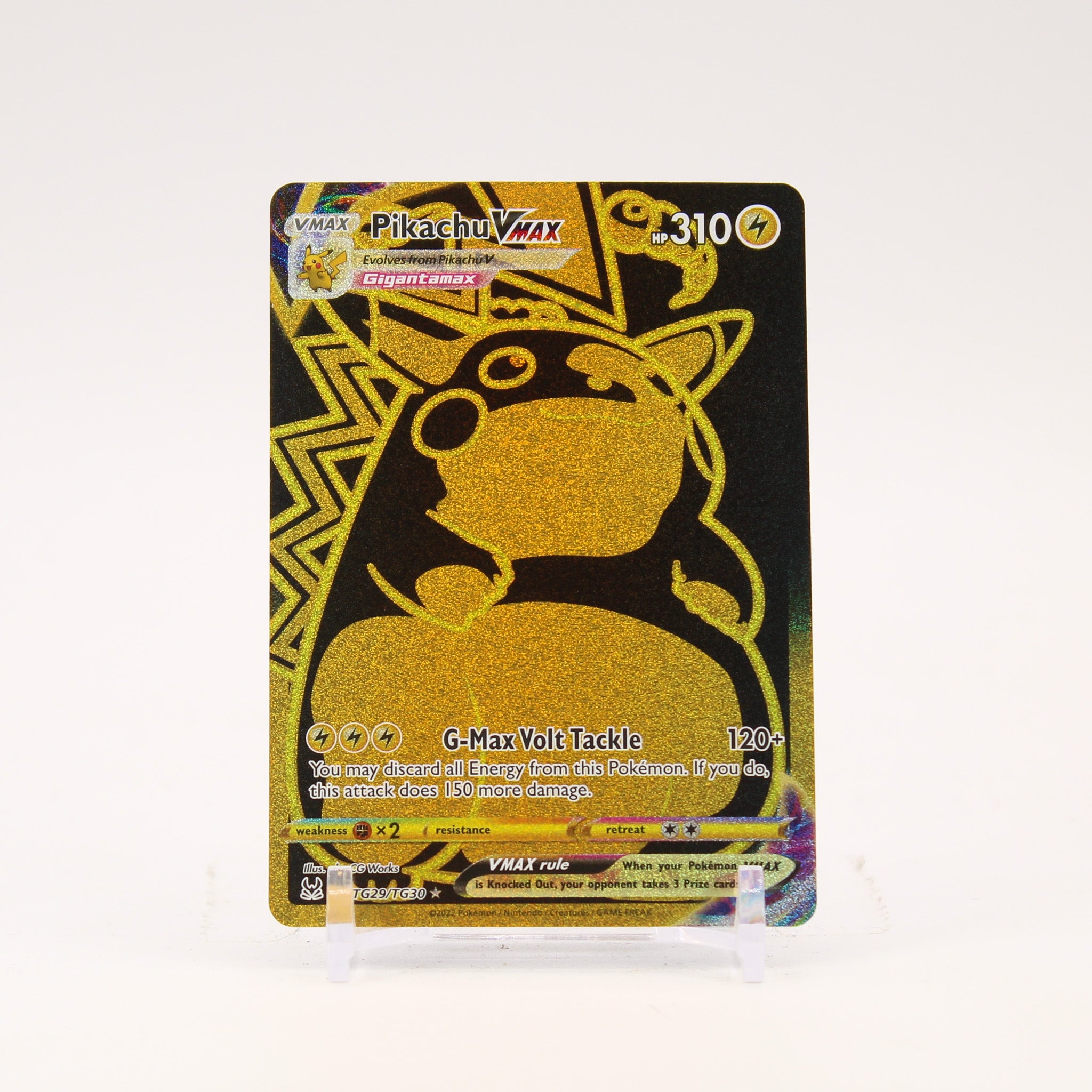 Pikachu Vmax - TG29/TG30 Lost Origin Trainer Gallery Gold Pokemon - NM
