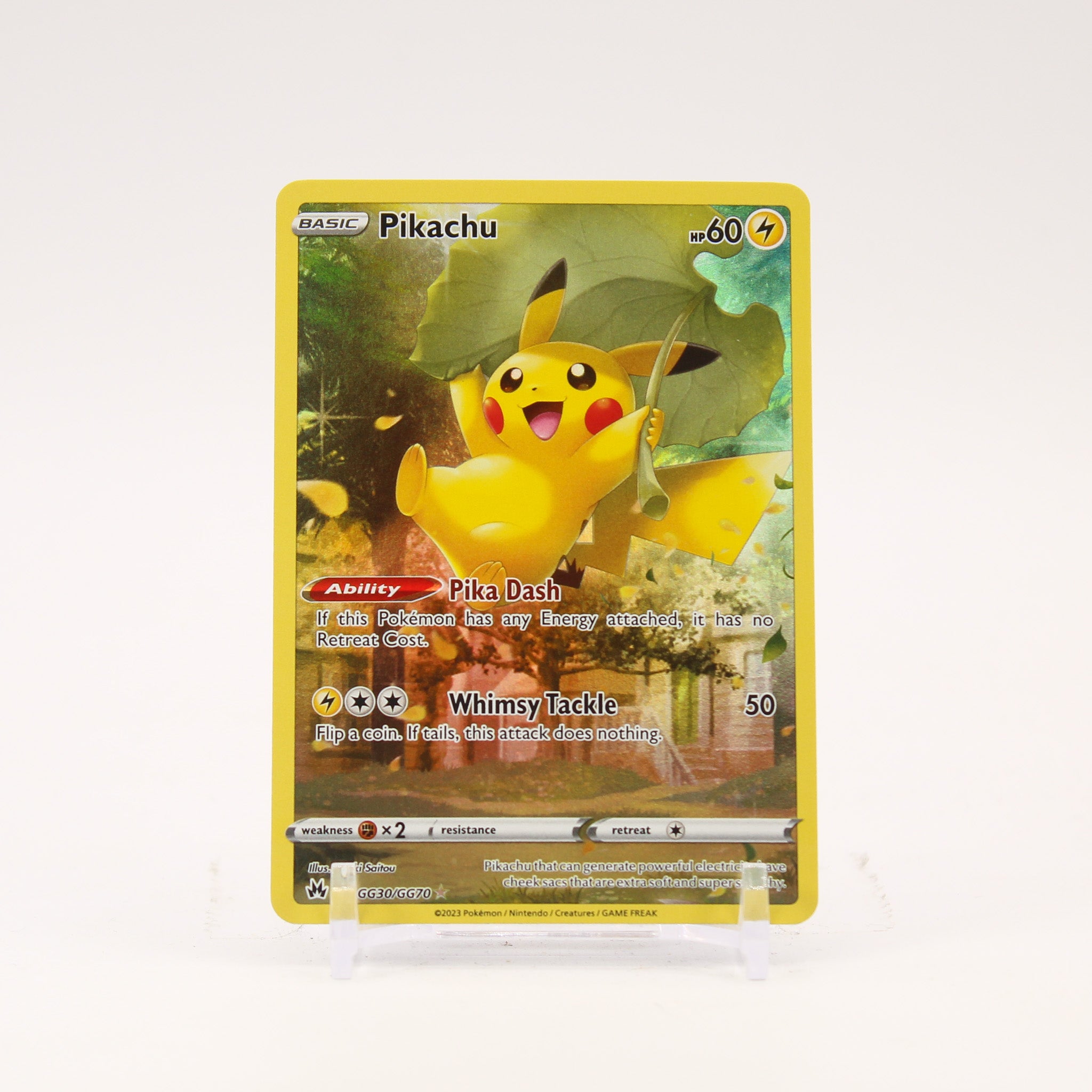 Pikachu - GG30/GG70 Crown Zenith Gallery Pokemon - NM