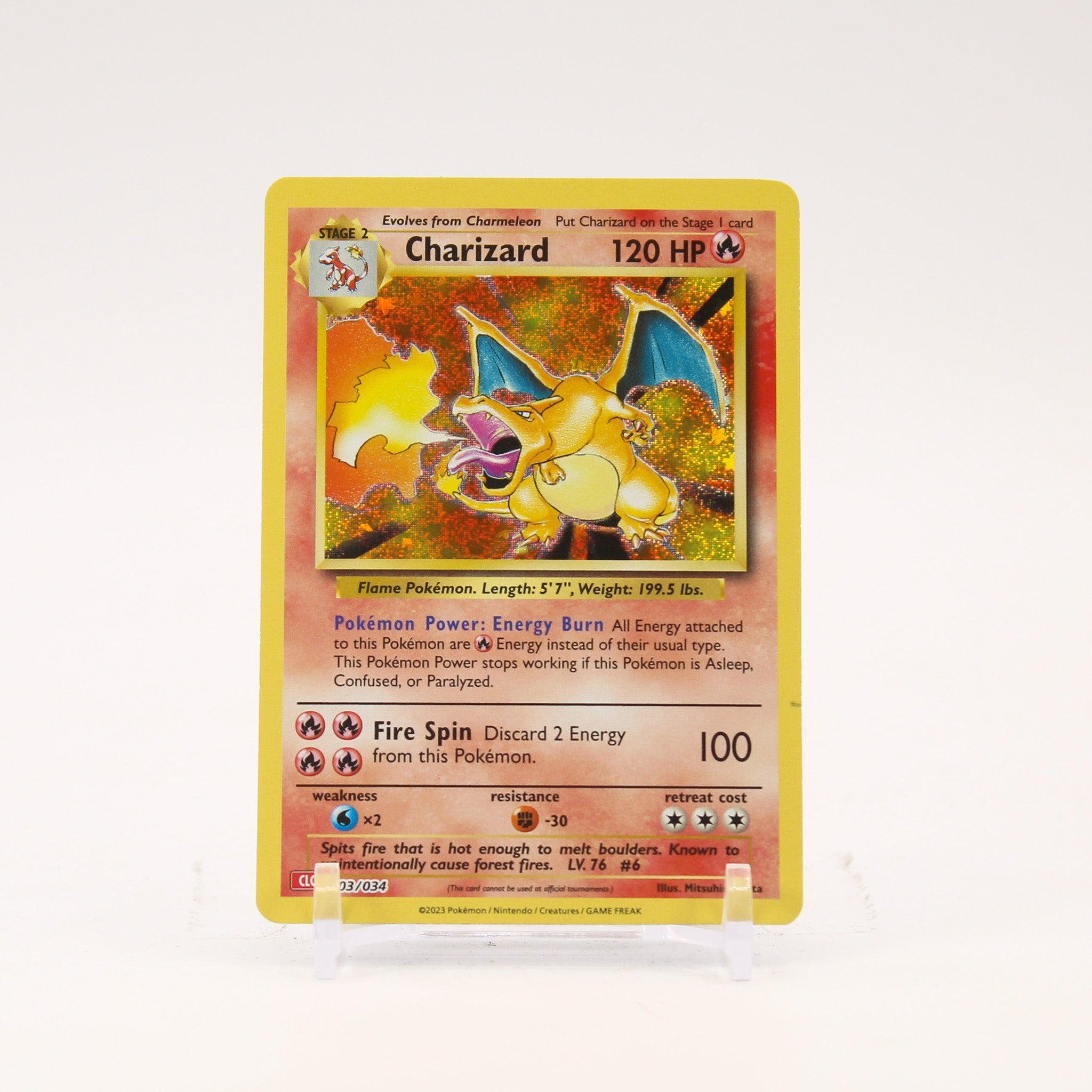 Charizard - 003/034 TCG Classic Collection Holo Promo Pokemon - NM/LP