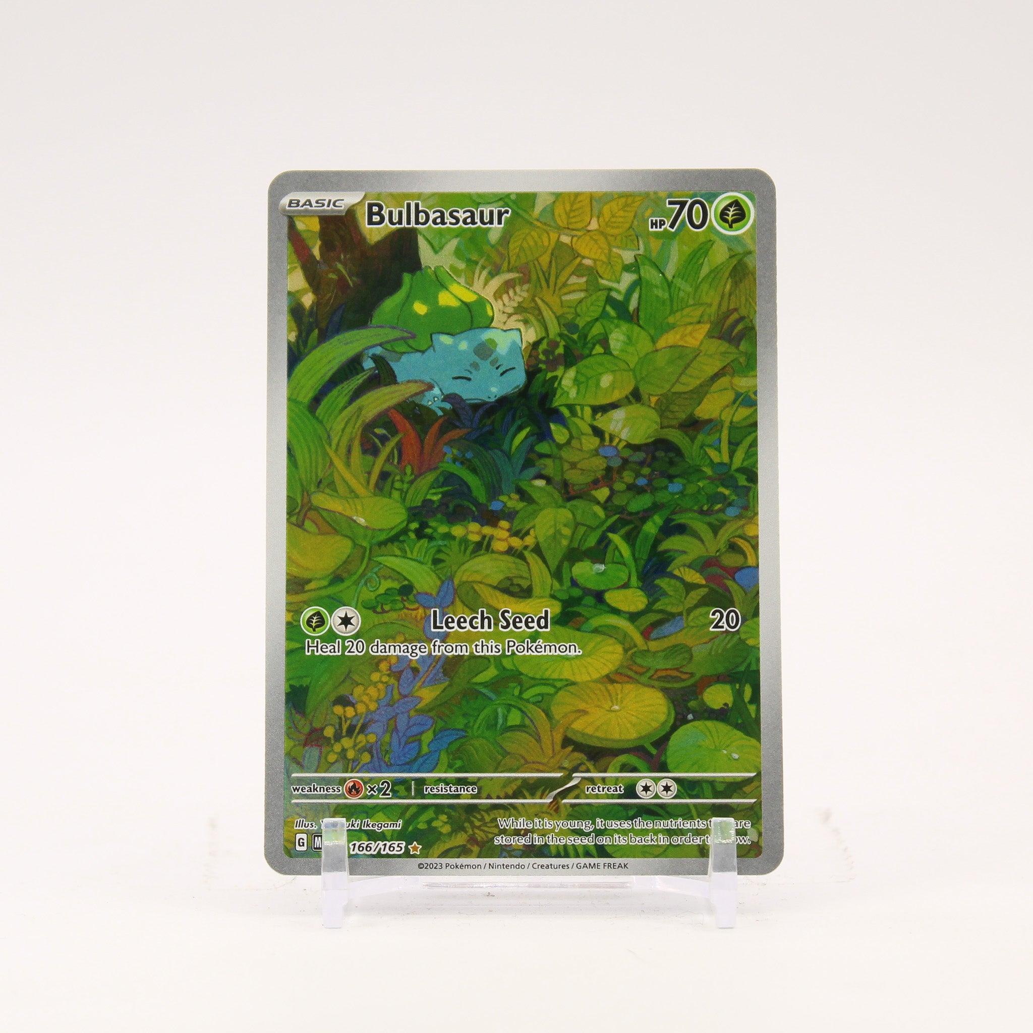 Bulbasaur - 166/165 151 Illustration Rare Pokemon - NM/LP