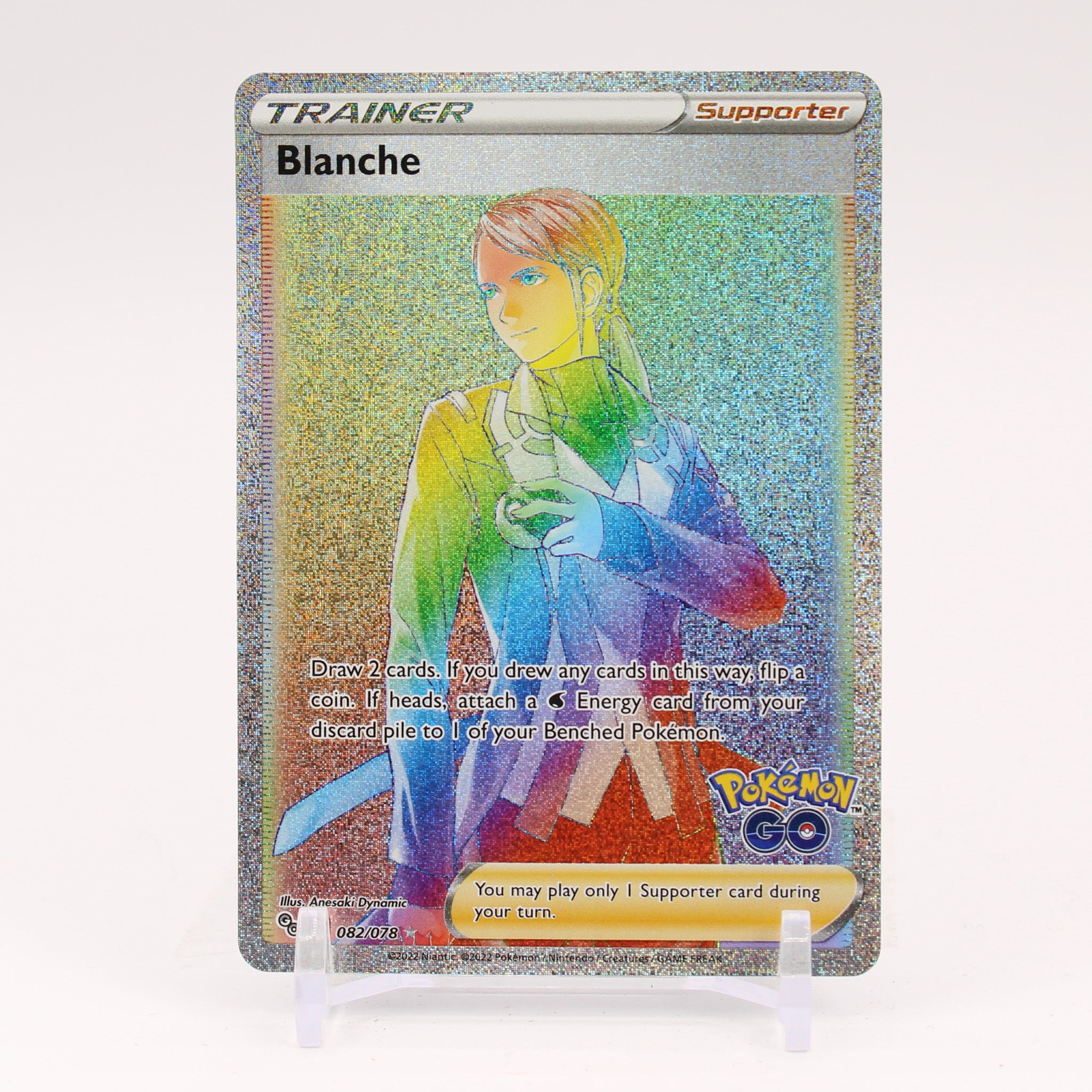 Blanche - 082/078 Pokemon GO Rainbow Trainer - NM/MINT