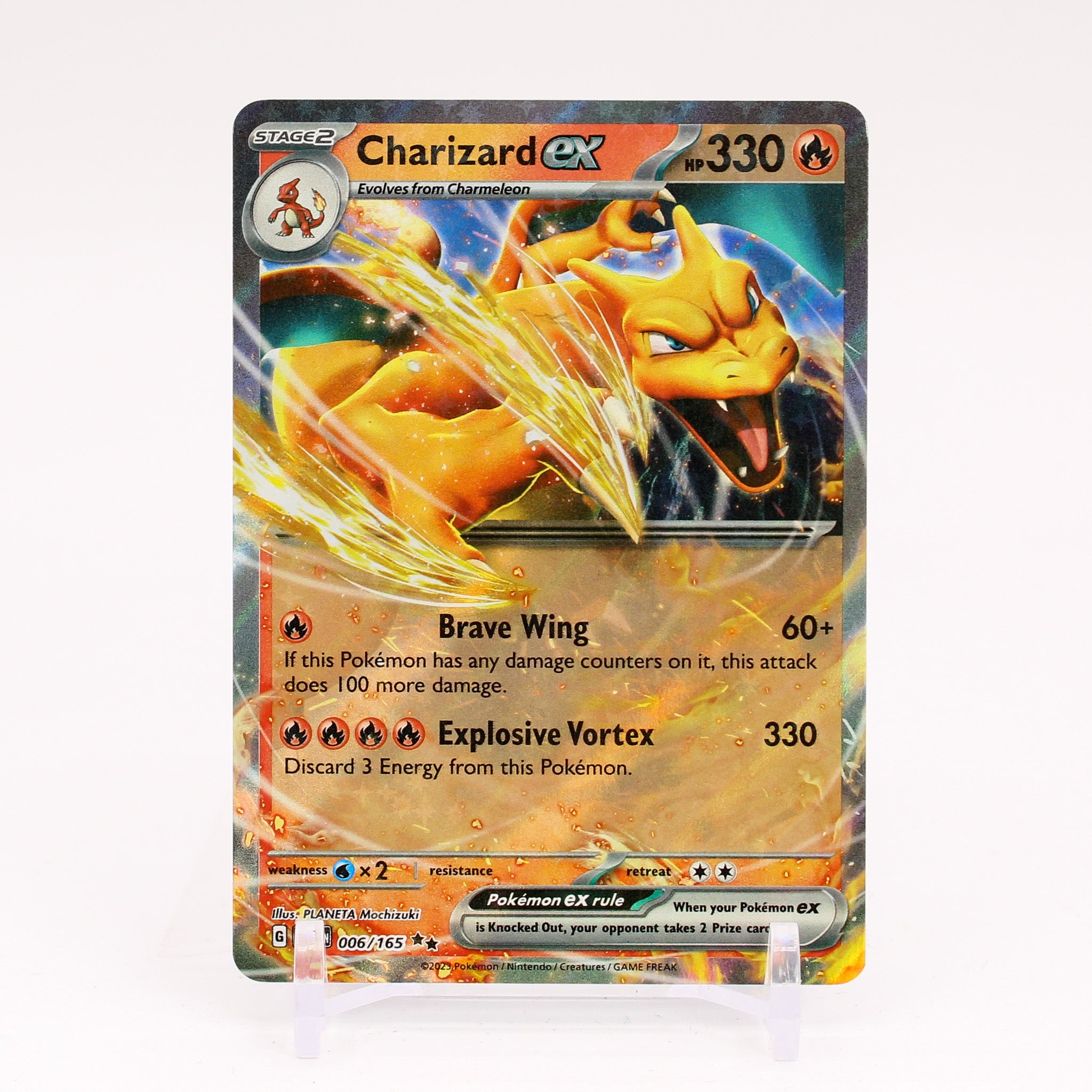 Charizard ex - 006/165 151 Double Rare Pokemon - NM/MINT