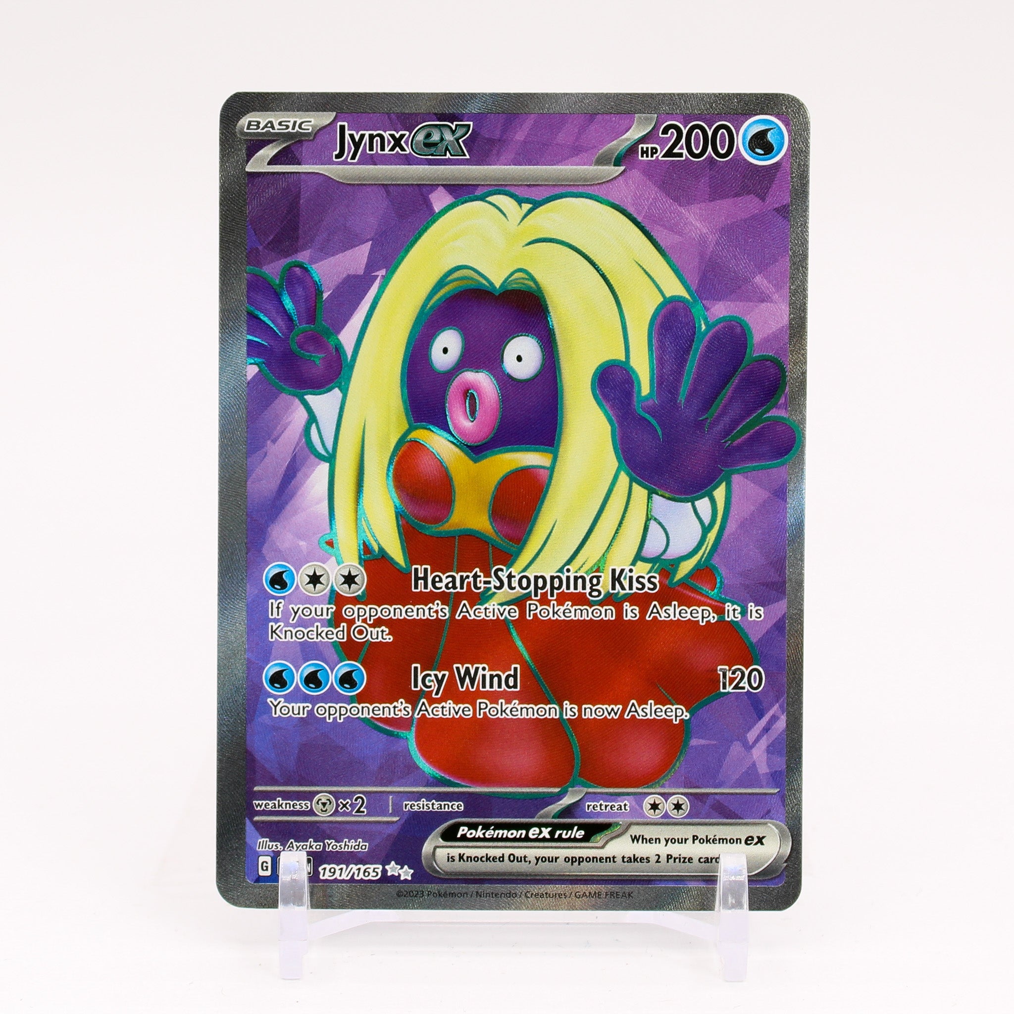 Jynx ex - 191/165 151 Full Art Pokemon - NM/MINT