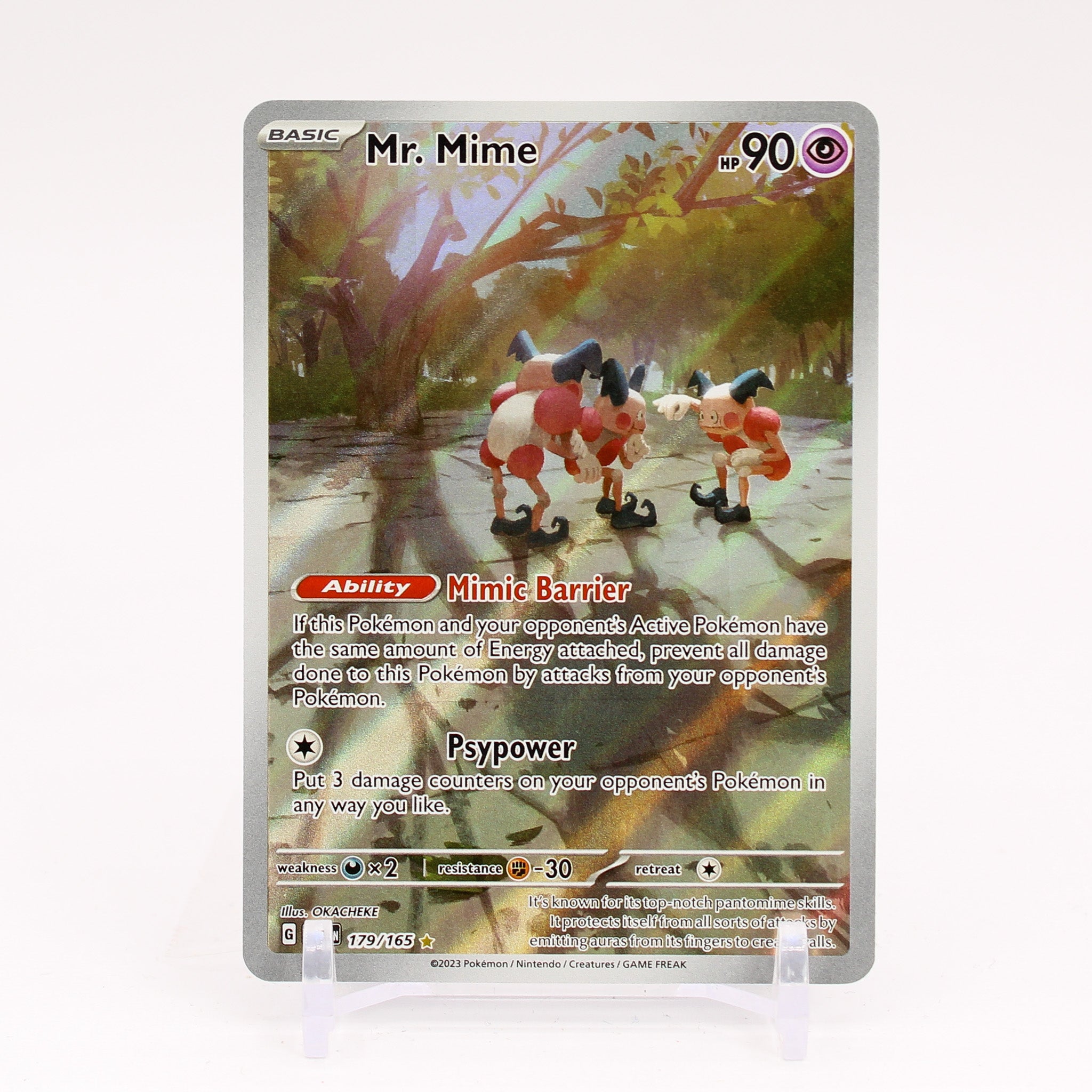 Mr. Mime - 179/165 151 Illustration Rare Pokemon - NM/MINT