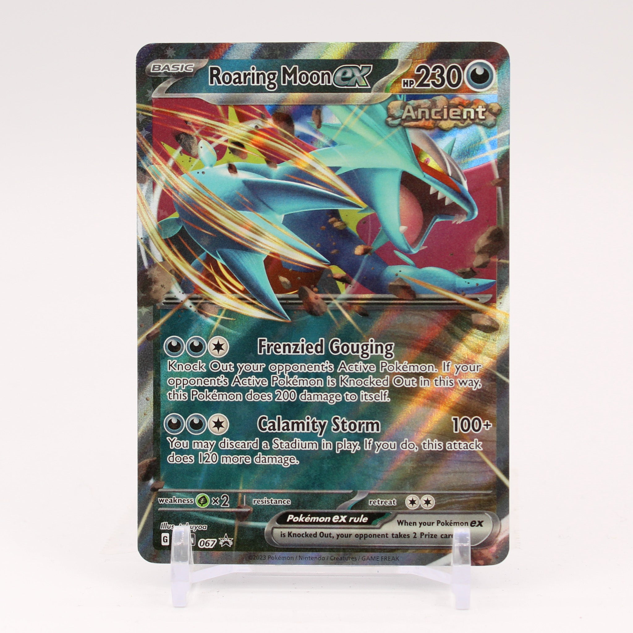 Roaring Moon ex - SVP067 Black Star Prom Pokemon - NM/MINT