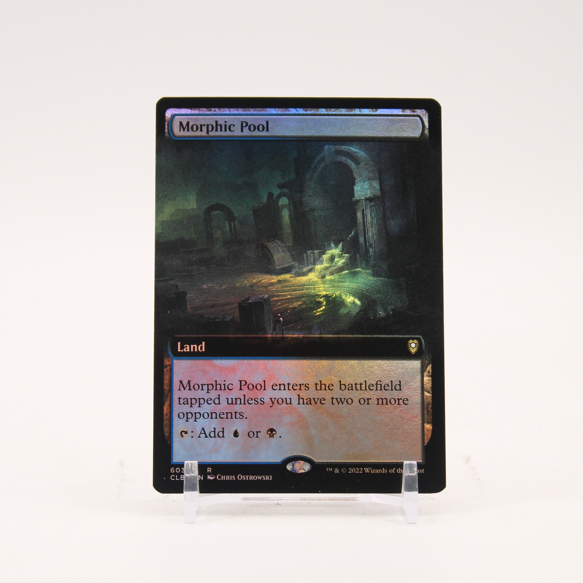 Morphic Pool Extended Art - 603 Commander Legends Baldur's Gate Rare FOIL Magic - NM
