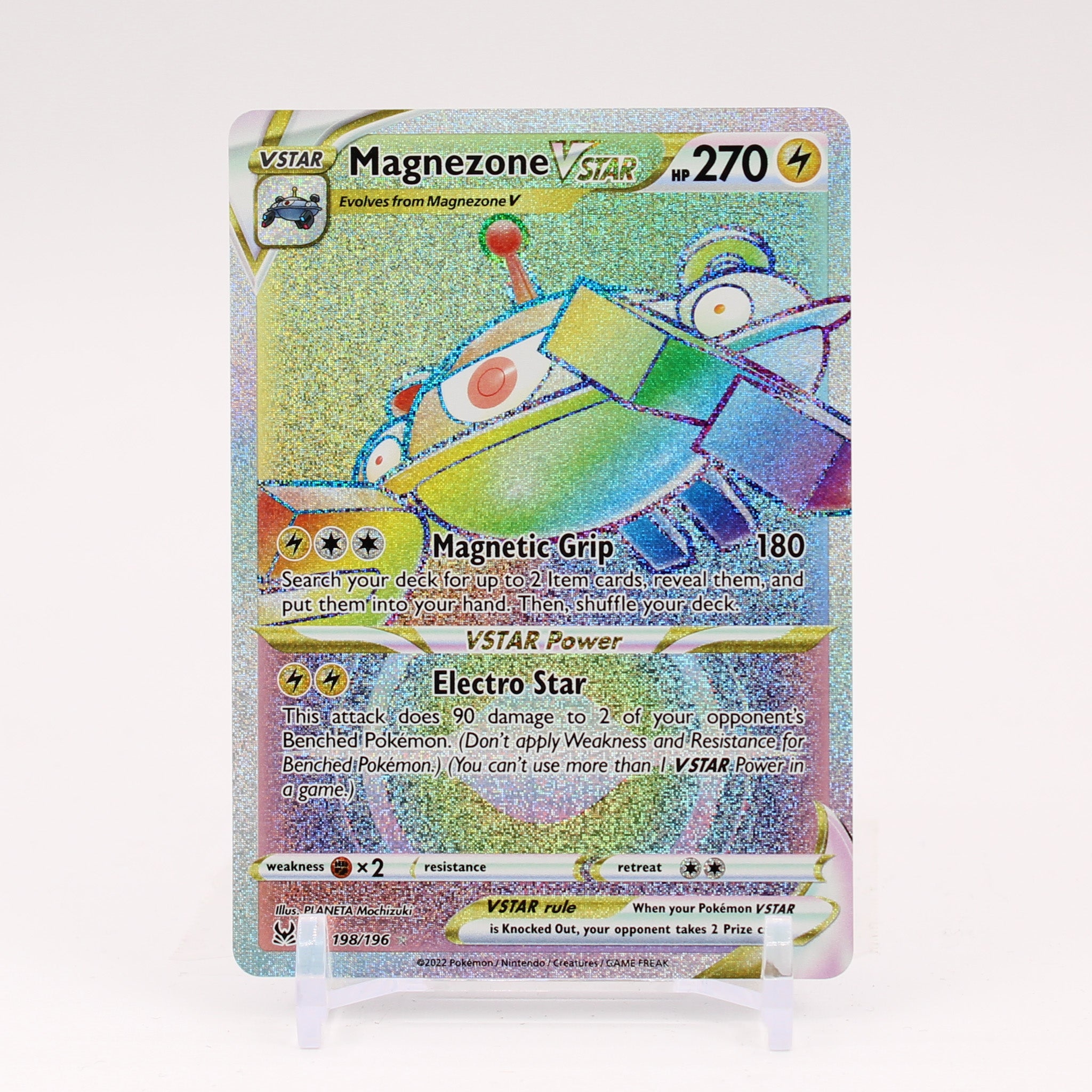 Magnezone Vstar - 198/196 Lost Origin Rainbow Pokemon - NM/MINT