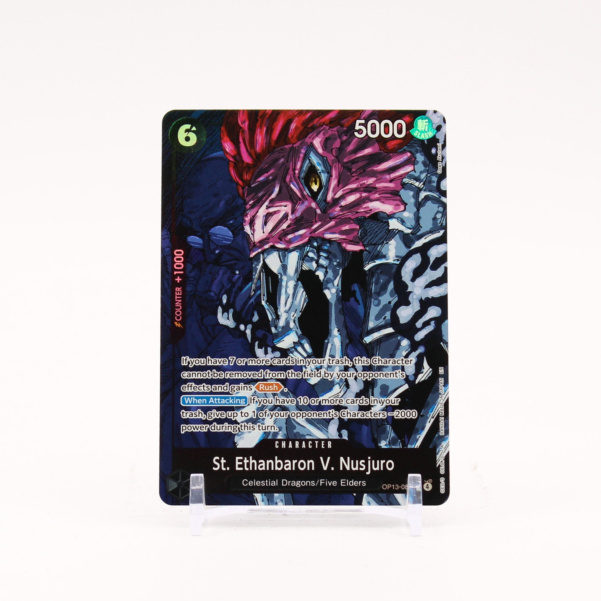 St. Ethanbaron V. Nusjuro (Alternate Art) - OP13-080 Carrying on his Will R One Piece - NM/MINT