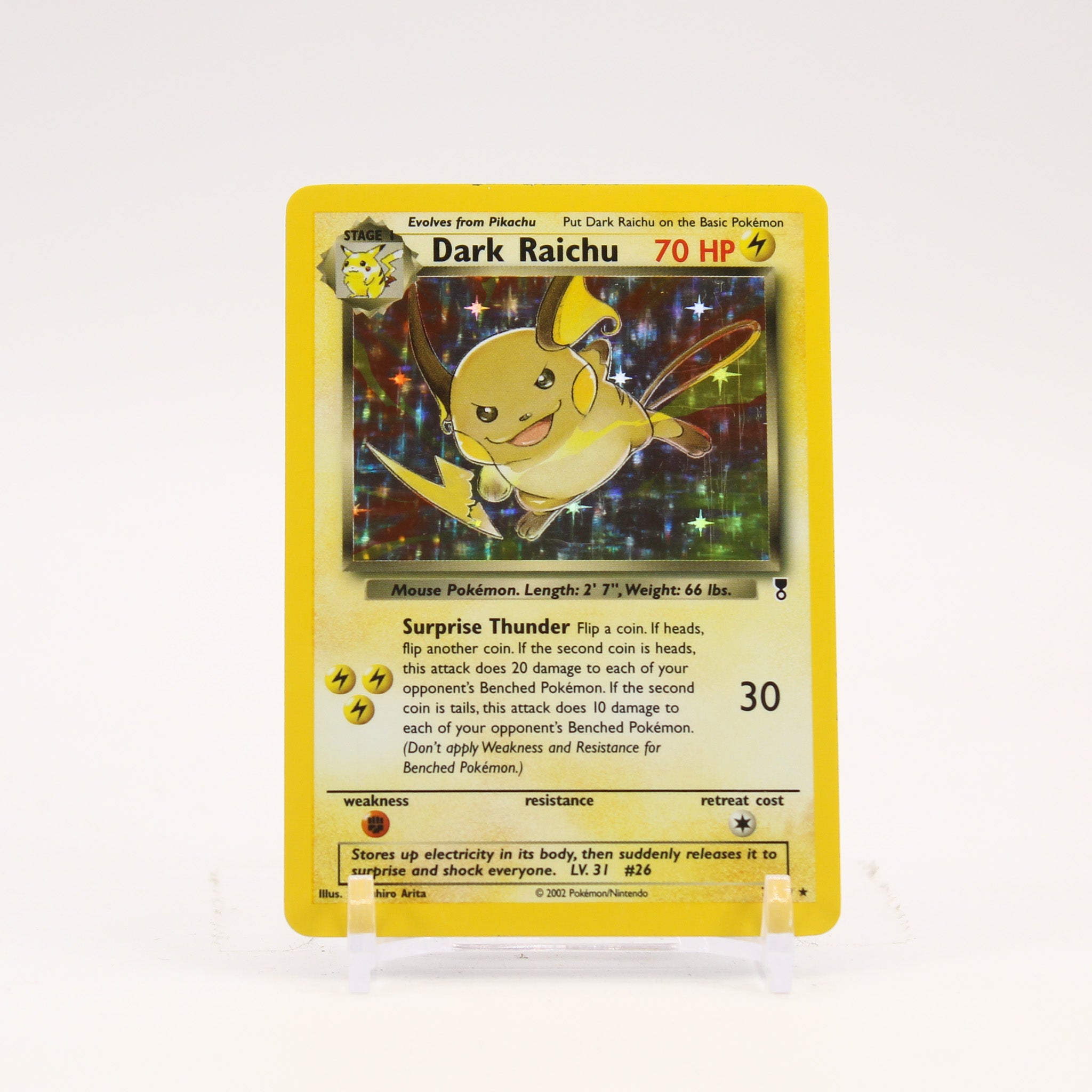 Dark Raichu - 7/110 Legendary Collection Holo Rare Pokemon - NM/LP