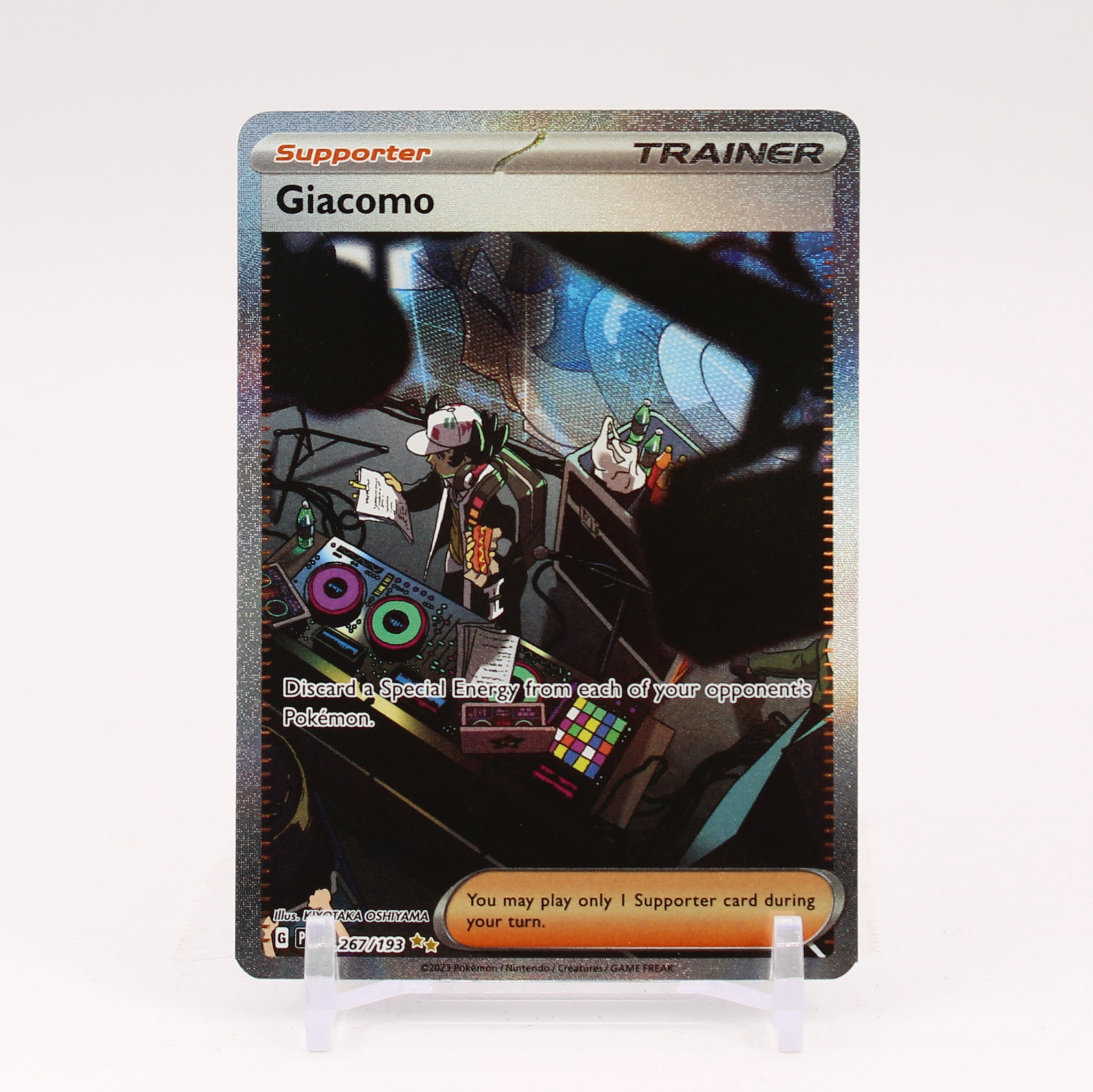 Giacomo - 267/193 Paldea Evolved Special Illustration Trainer - NM/MINT