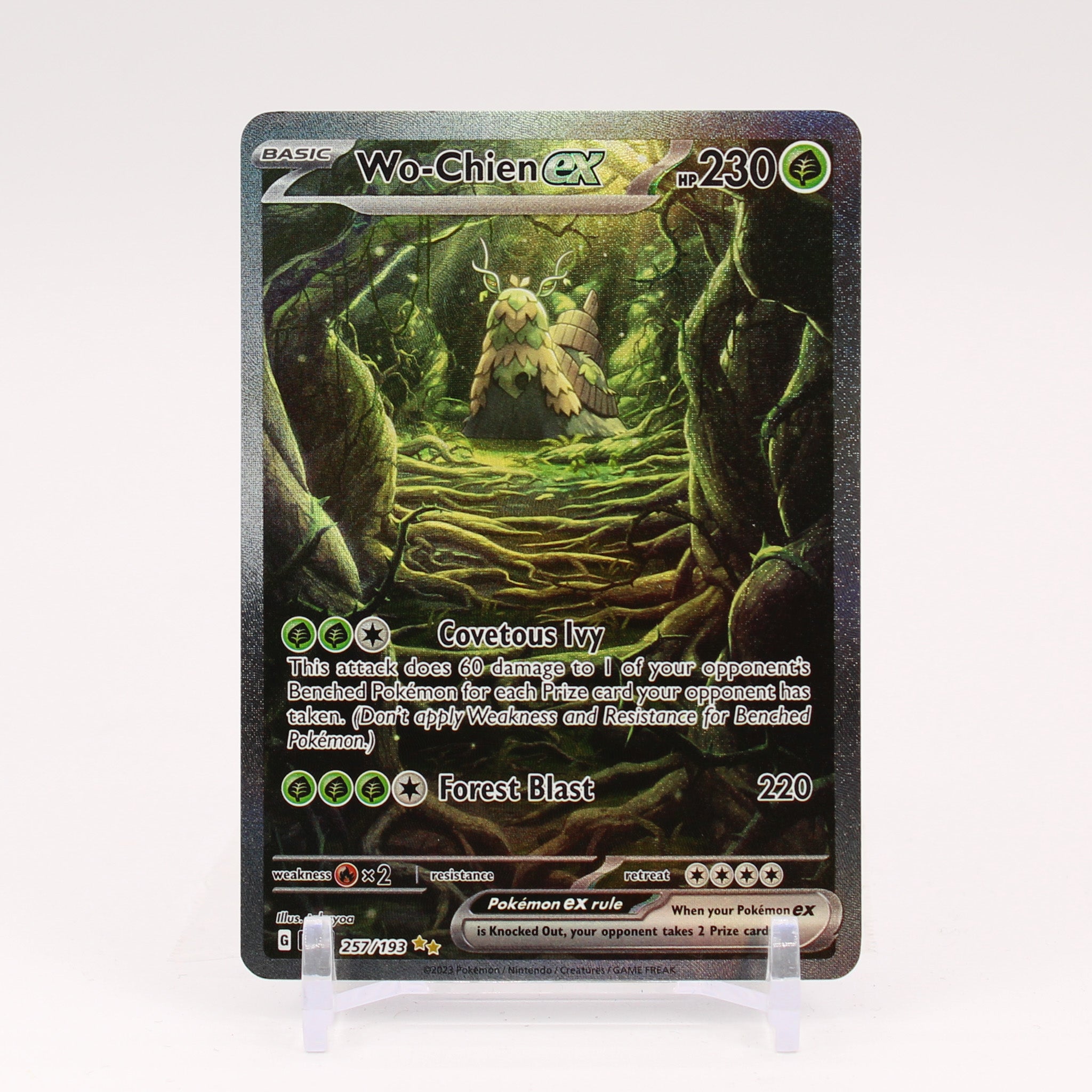 Wo-Chien ex - 257/193 Paldea Evolved Special Illustration Pokemon - NM/MINT