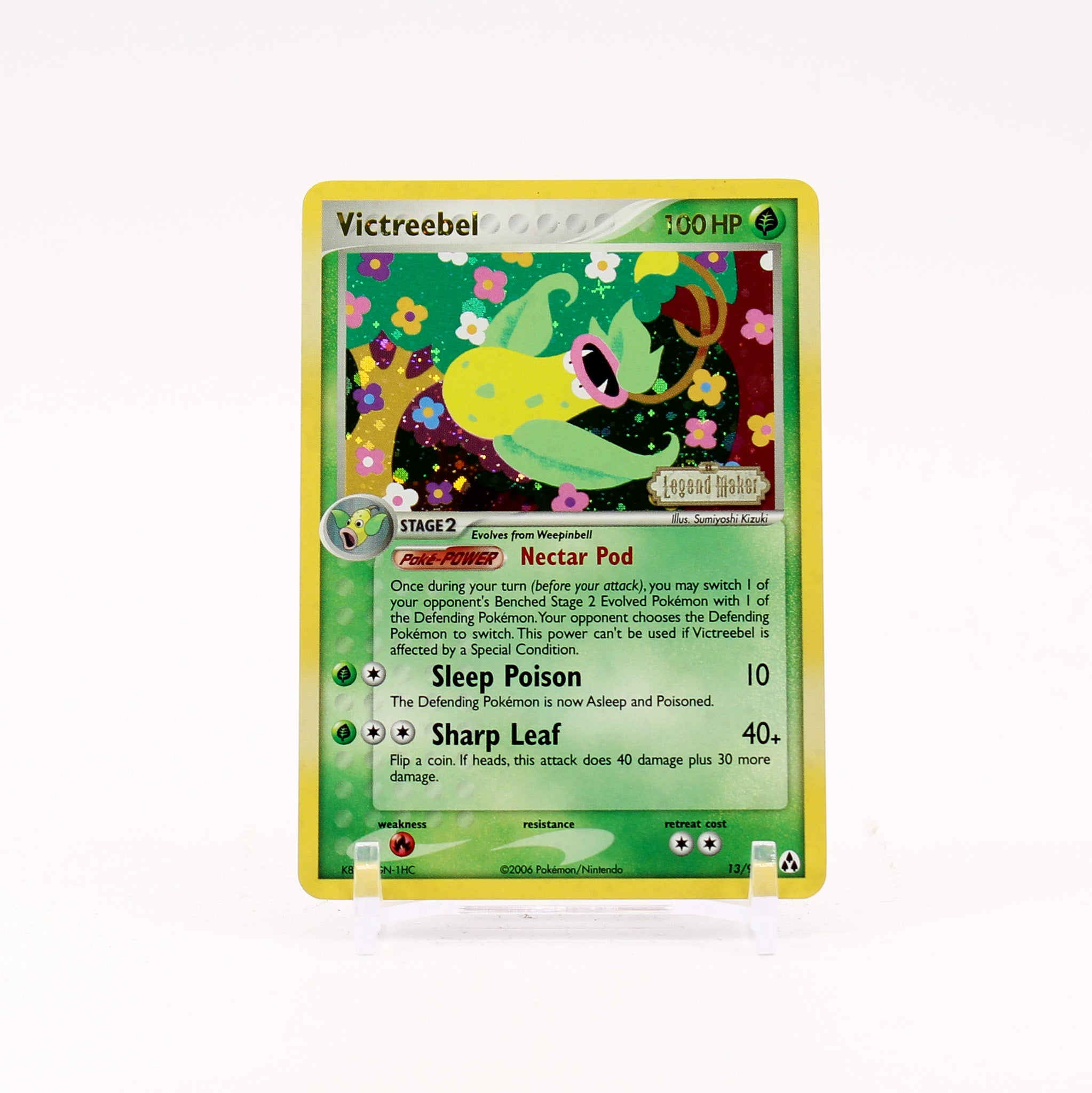 Victreebel - 13/92 Legend Maker Reverse Holo Rare Pokemon - NM