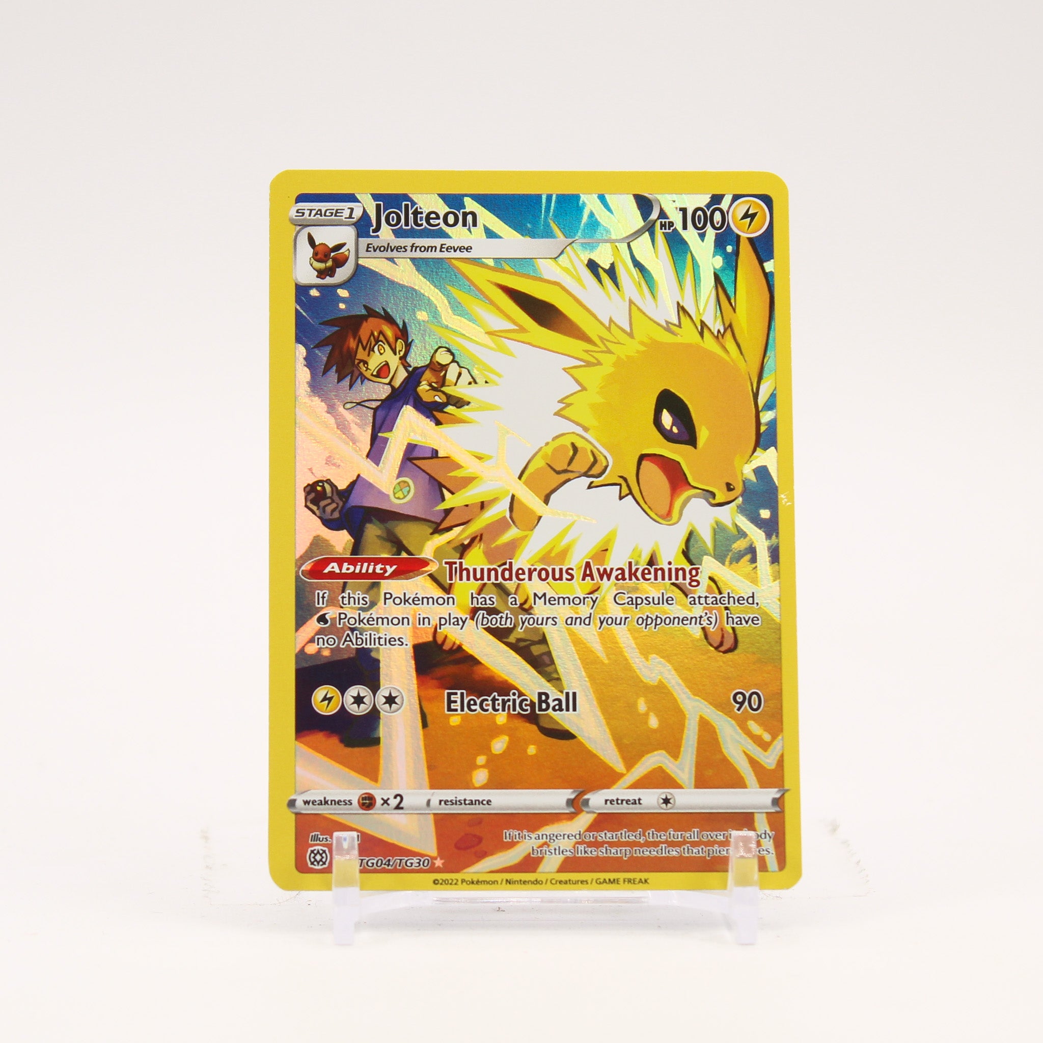 Jolteon - TG04/TG30 Brillaint Stars Trainer Gallery Pokemon - NM