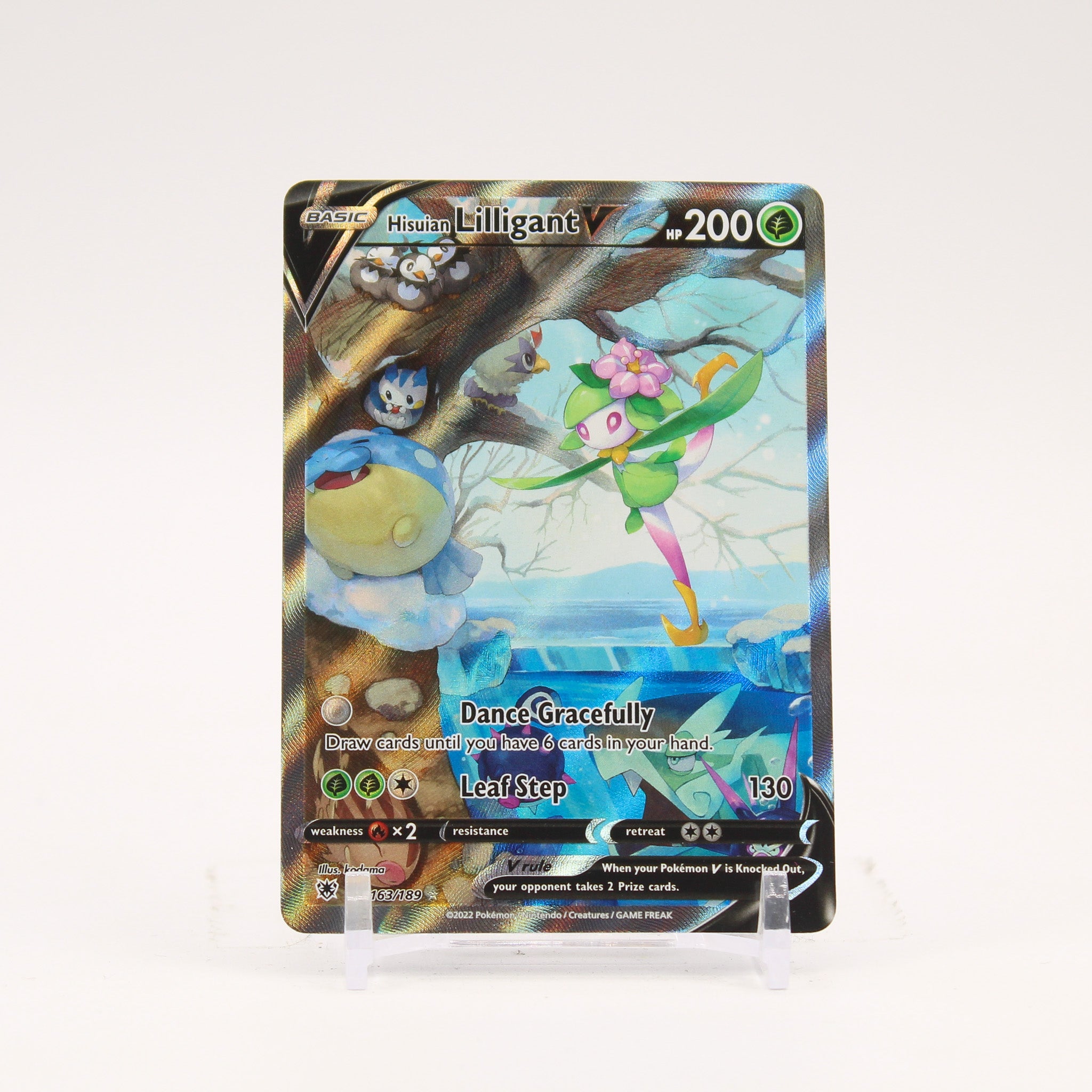 Hisuian Lilligant V - 163/189 Astral Radiance Alternate Art Pokemon - NM